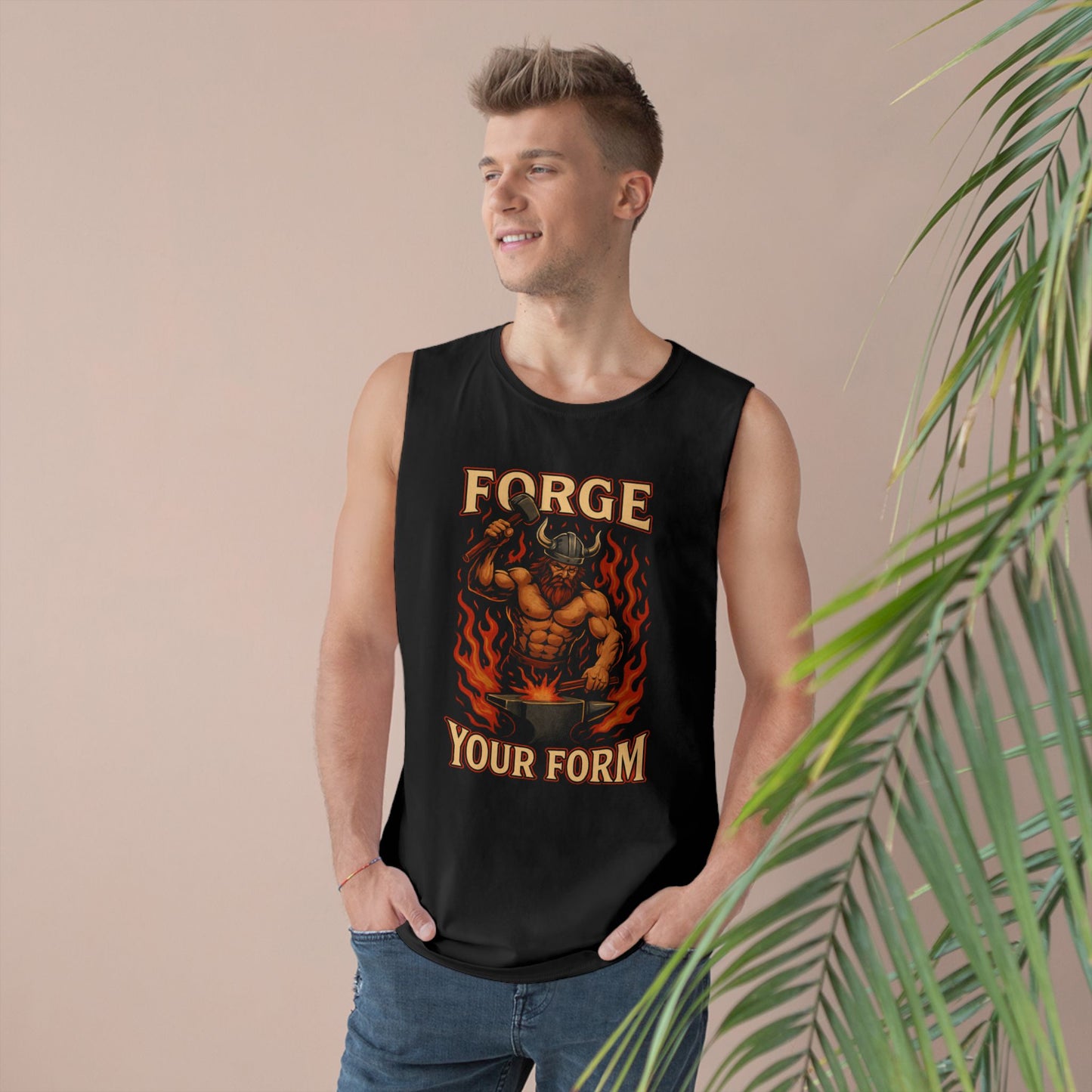 Grit Forge Athletics - "Forge Your Form" Weightlifting Tank Top