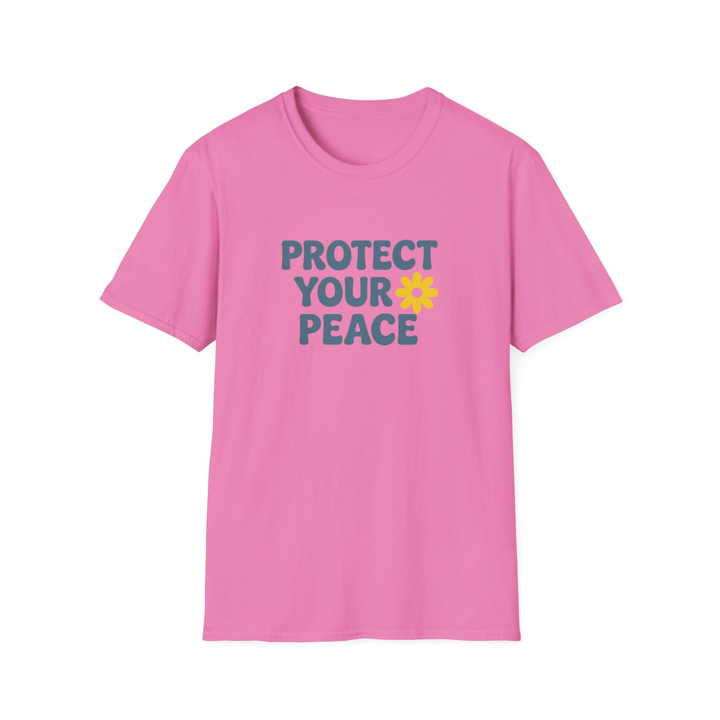 "Protect Your Peace" Casual Softstyle Tee-Shirt