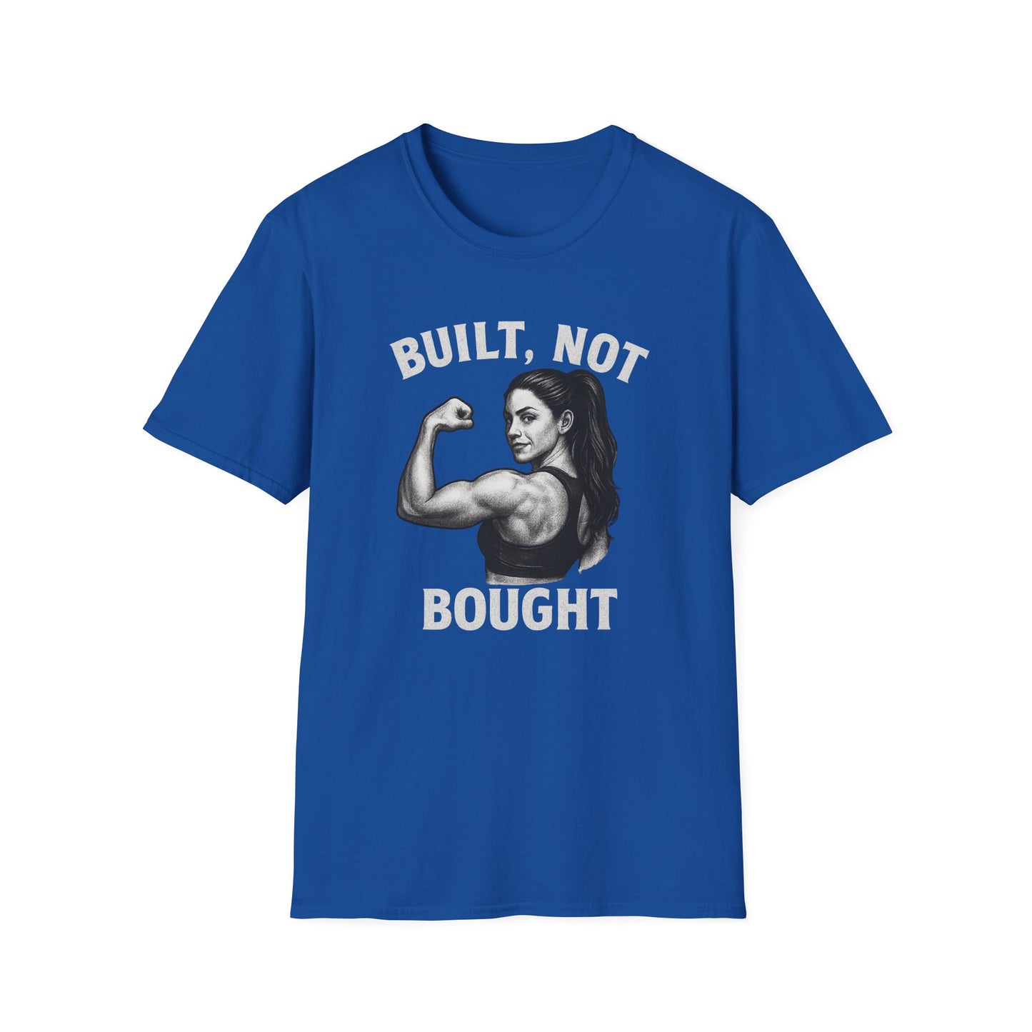 Grit Forge Athletics - "Built, Not Bought" Inspirational Women's T-Shirt
