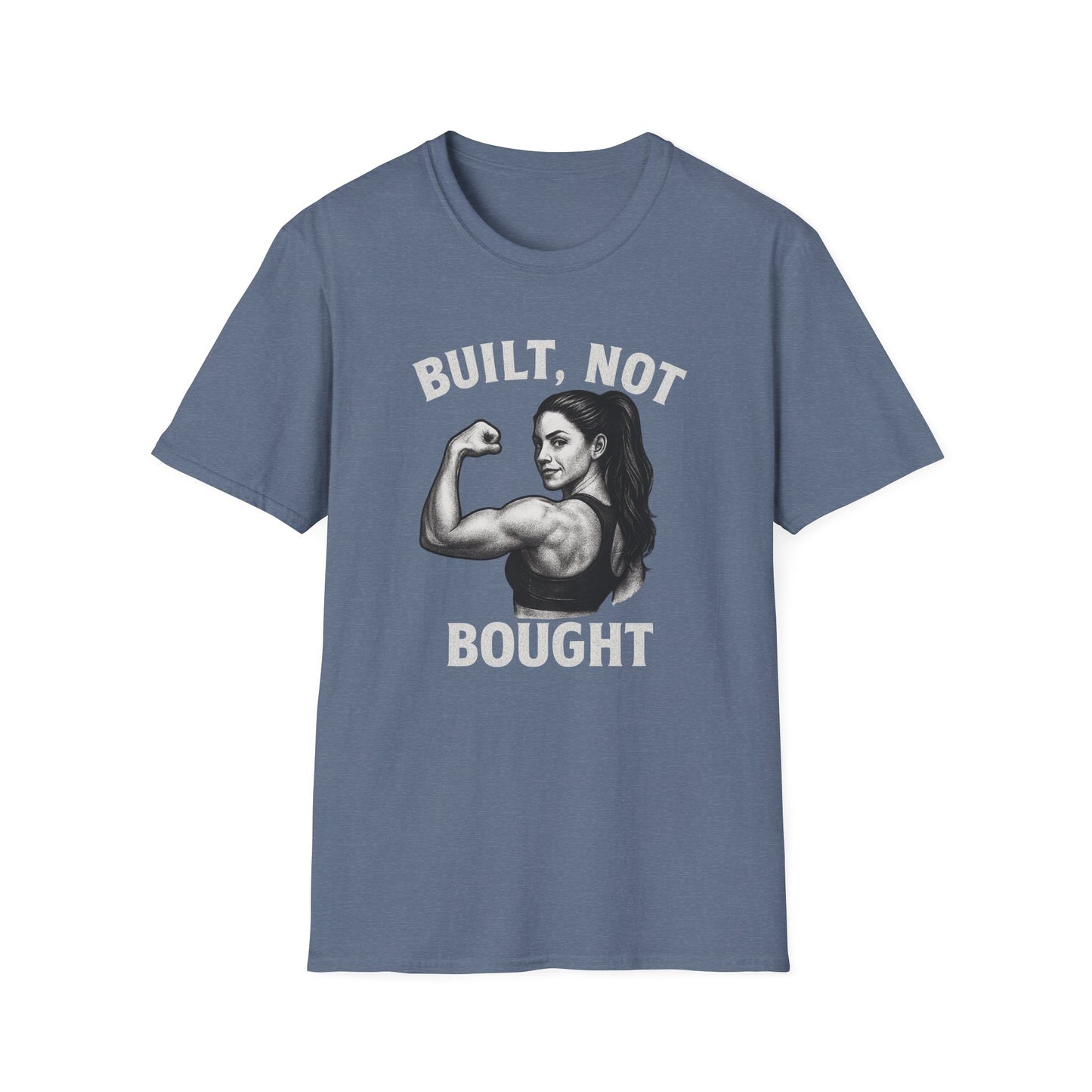 Grit Forge Athletics - "Built, Not Bought" Inspirational Women's T-Shirt