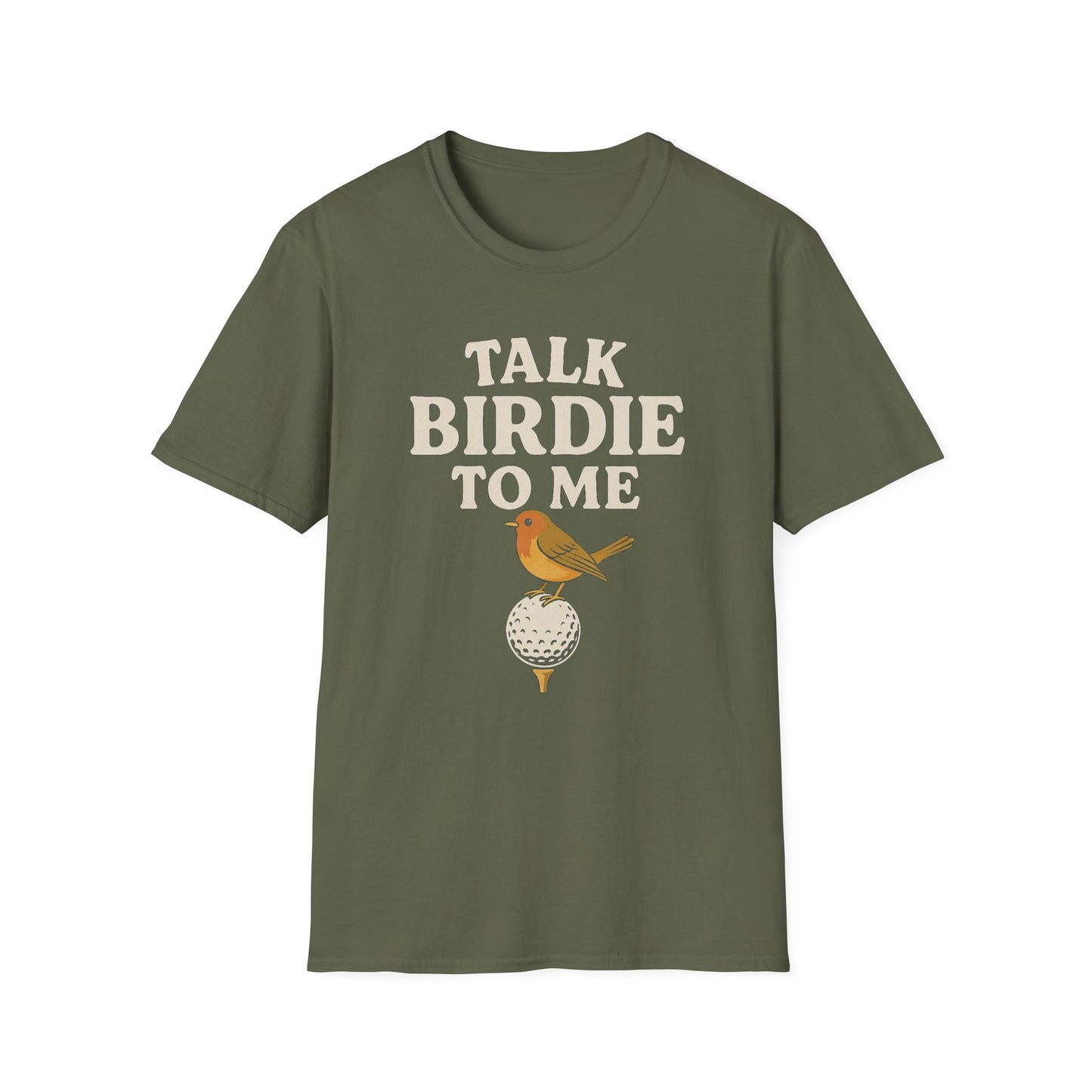 "Talk Birdie to Me" Softstyle Golf Tee