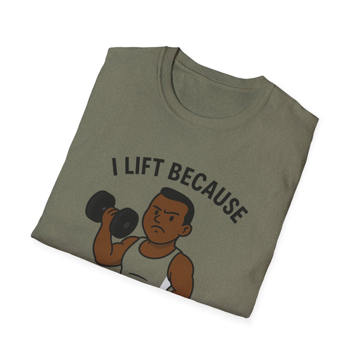 Grit Forge Athletics - "I Lift Because Punching People is Frowned Upon" Weightlifting Tee
