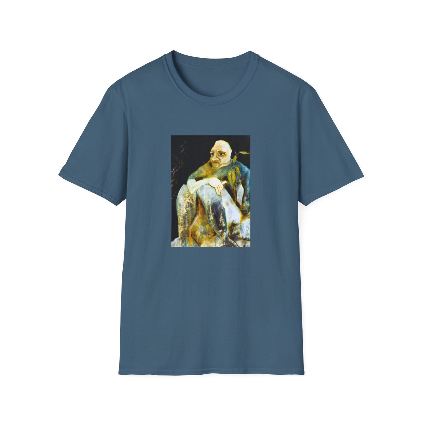 Retro 1960s-Era Authentic Art Tee-Shirt - "Contemplating Shrubbery"