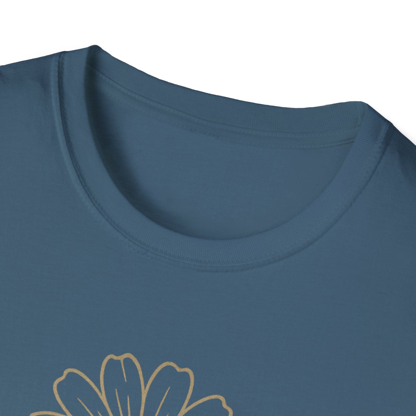 Breathe Floral Relaxed Fit Inspirational Tee-Shirt