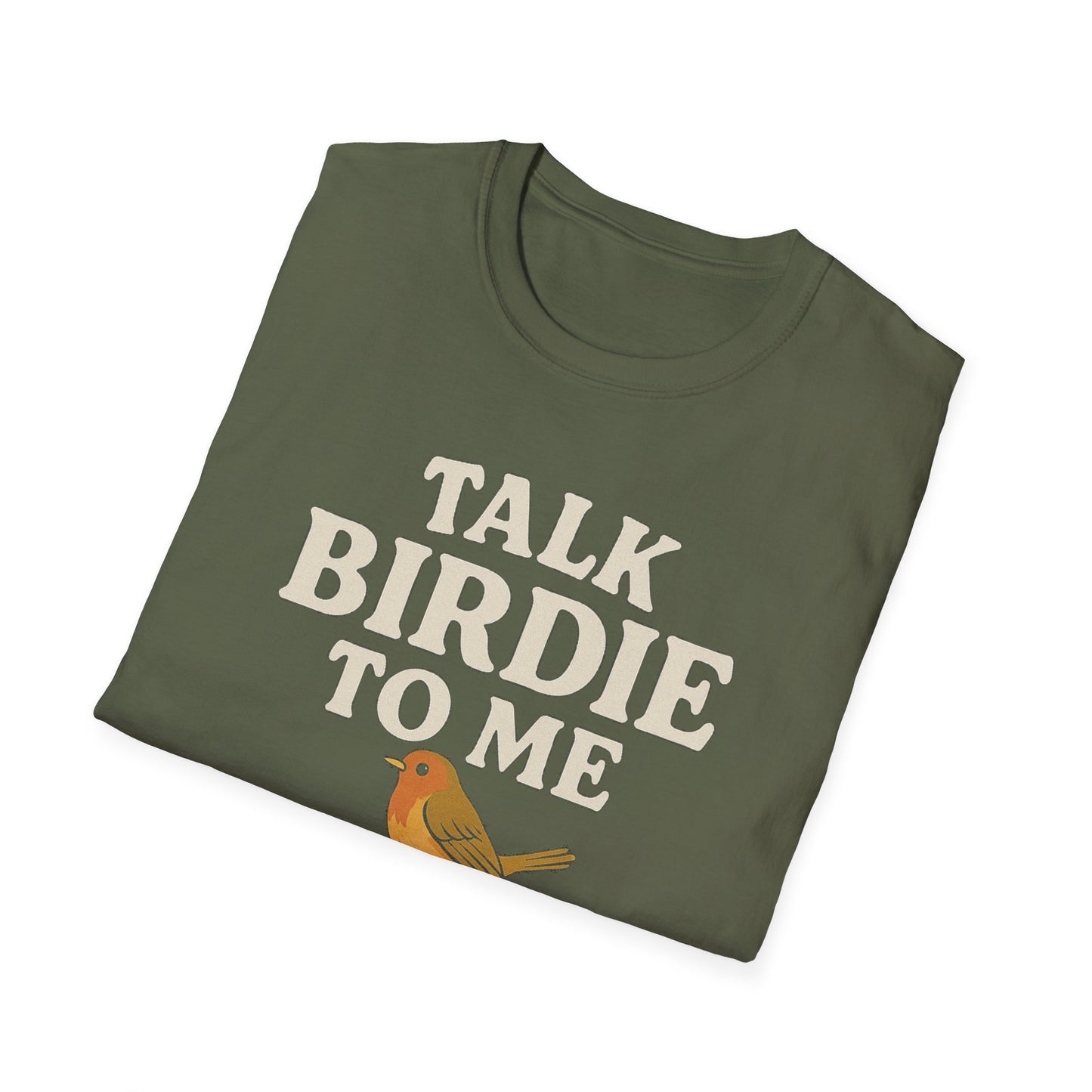 "Talk Birdie to Me" Softstyle Golf Tee