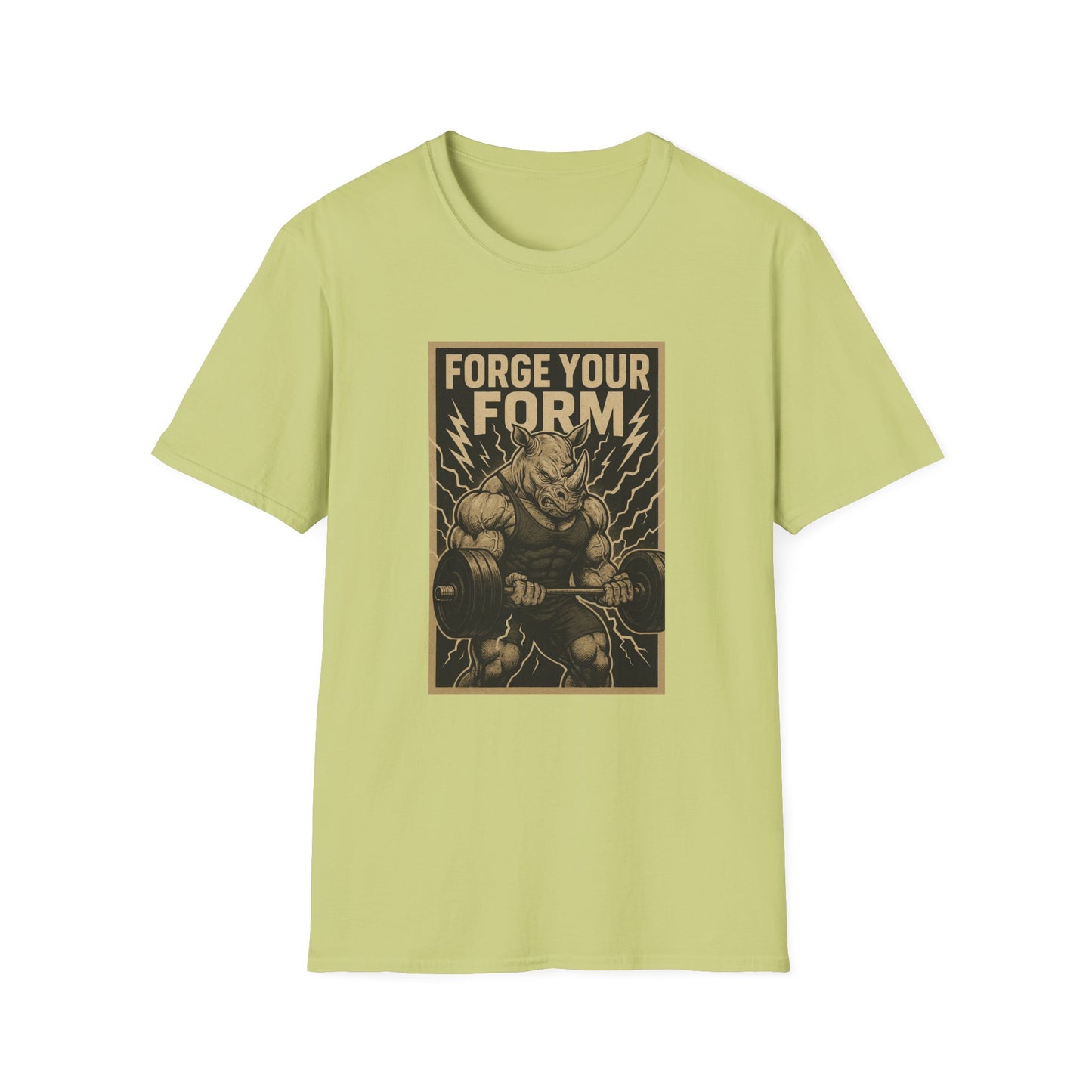 Grit Forge Athletics - "Forge Your Form" Weight Lifting Tee