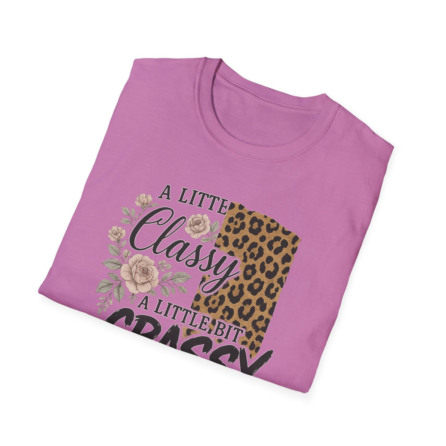 "A Little Classy, A Little Bit Crassy" Women's Casual Tee-Shirt