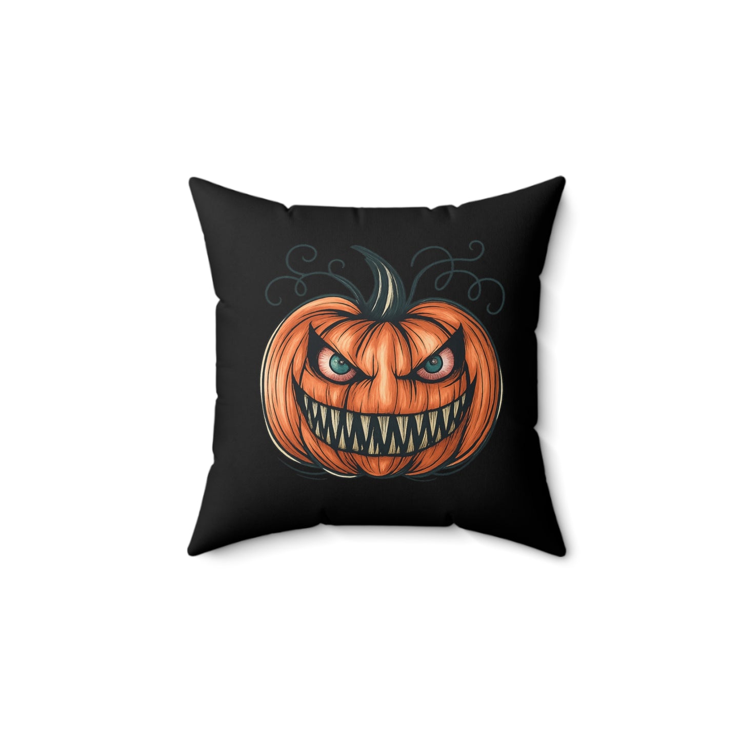 Spooky Pumpkin Decorative Pillow, Halloween Home Decor