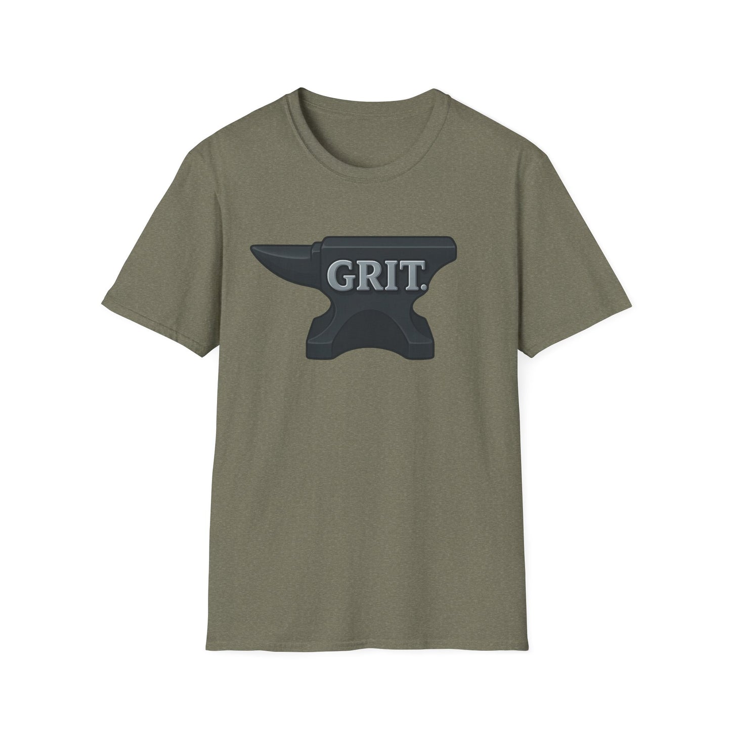 Grit Forge Athletics - Grit Anvil Softstyle Gym T-Shirt for Him or Her
