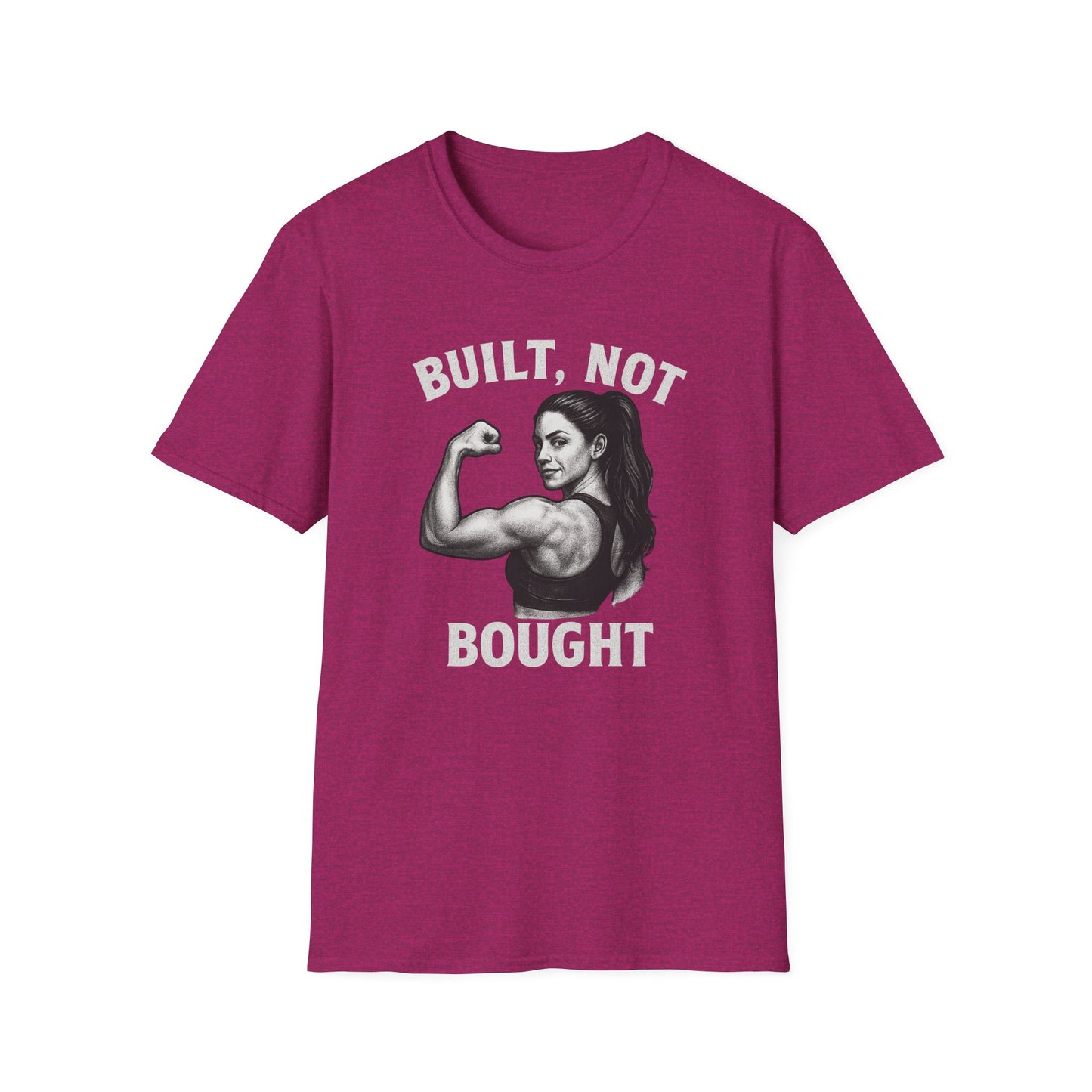 Grit Forge Athletics - "Built, Not Bought" Inspirational Women's T-Shirt