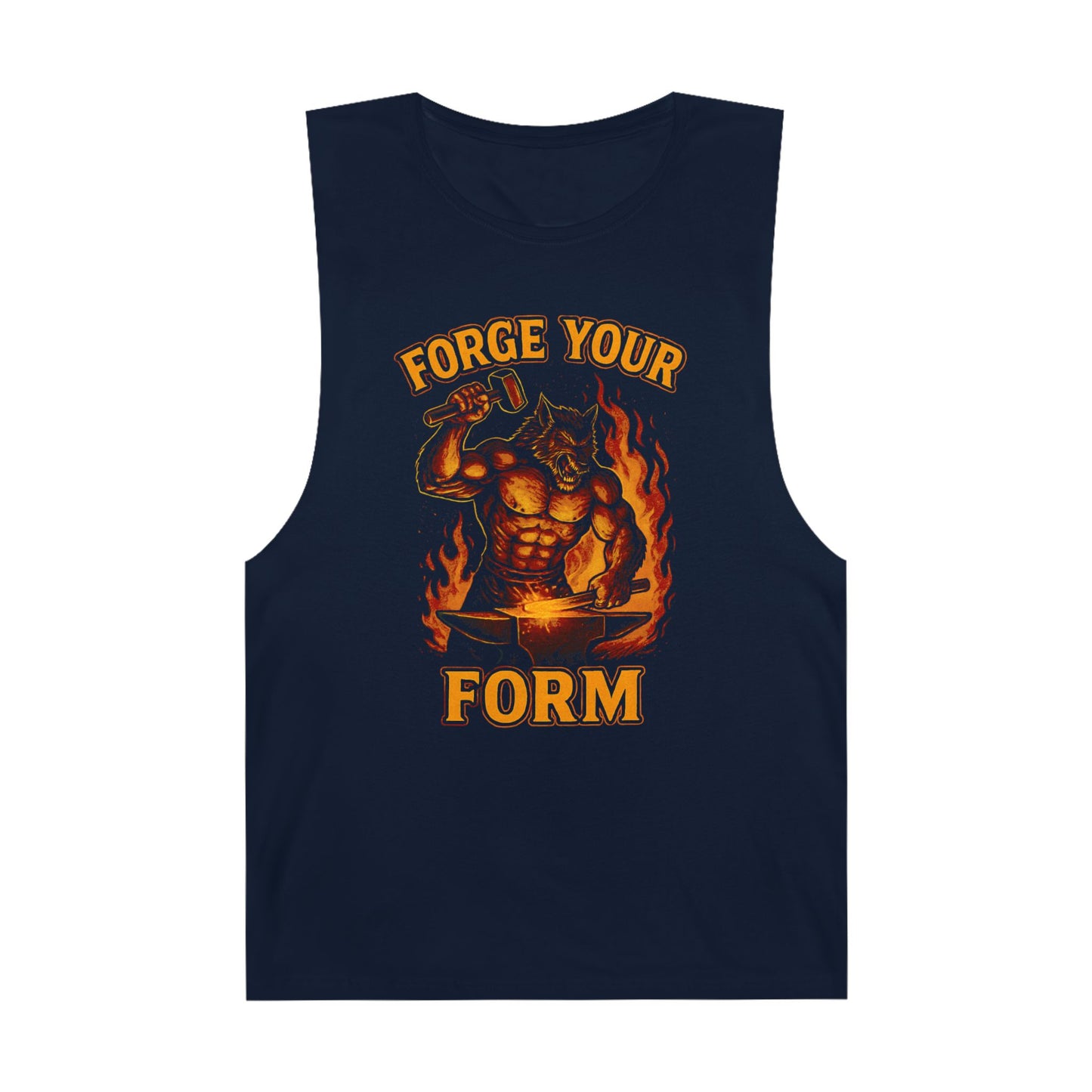 Grit Forge Athletics - "Forge Your Form" Muscle Tank Top