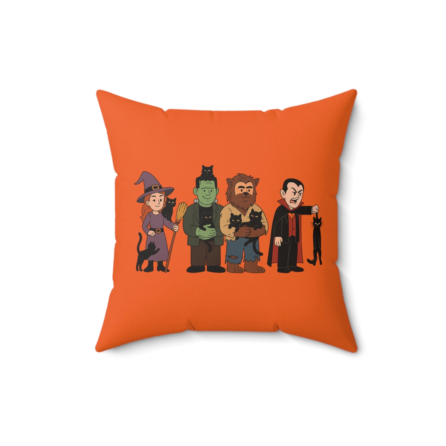 Cartoon Halloween Monster Pillow