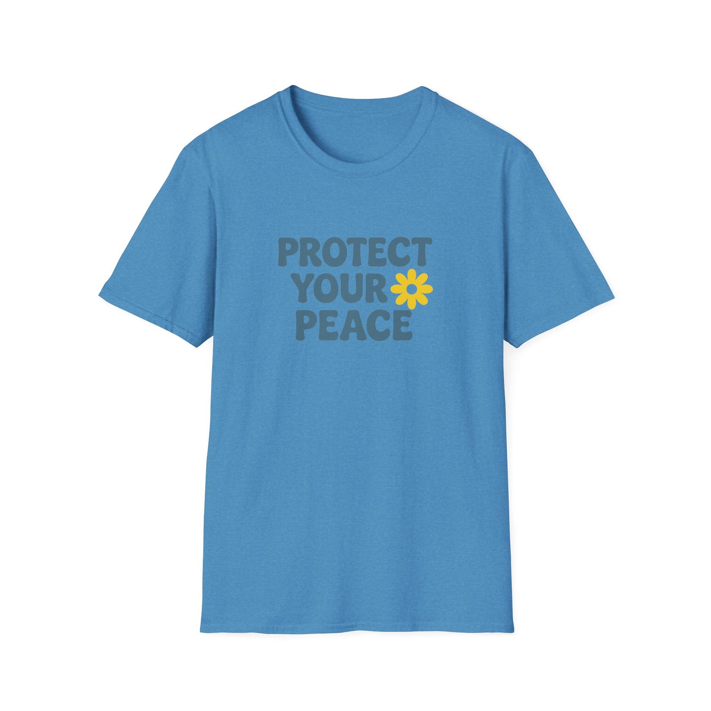 "Protect Your Peace" Casual Softstyle Tee-Shirt