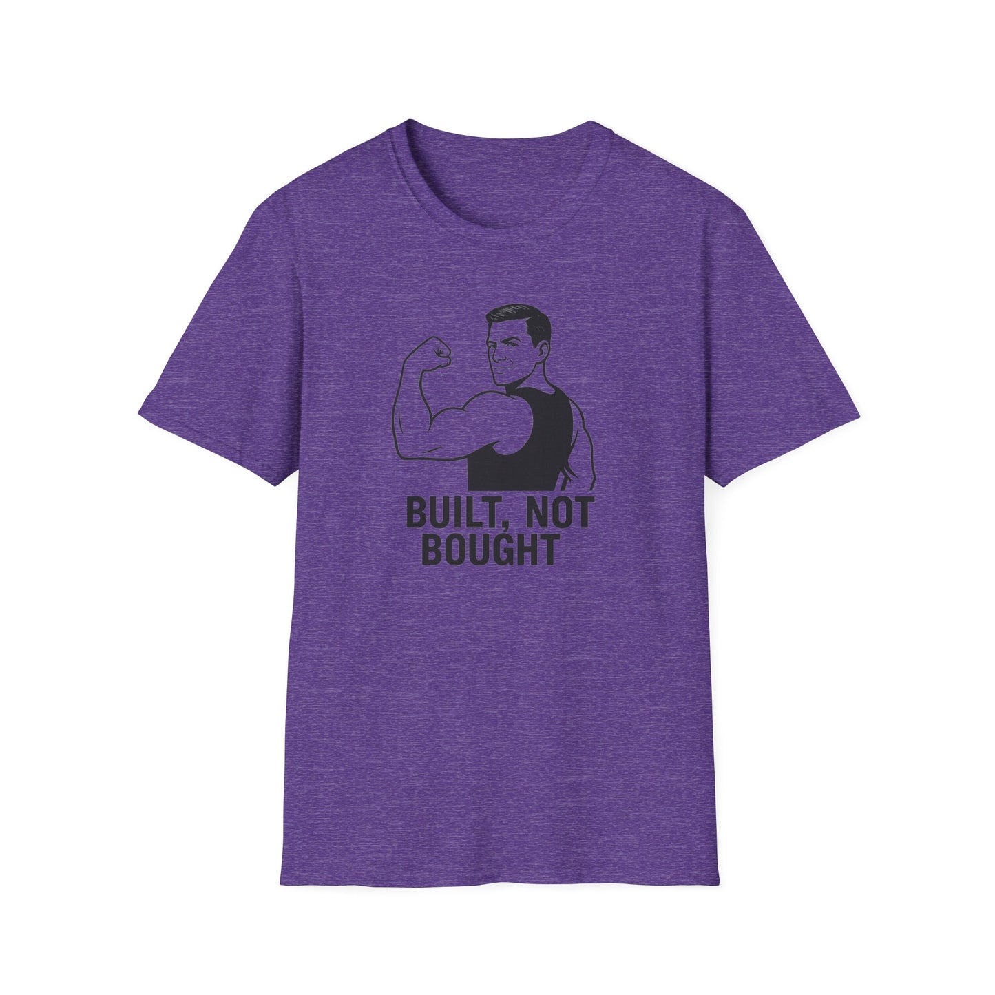 Grit Forge Athletics - "Built Not Bought" Softstyle Gym T-Shirt