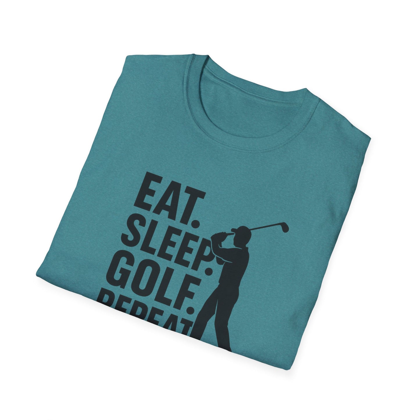 "Eat Sleep Golf Repeat" Golf Lover's T-Shirt
