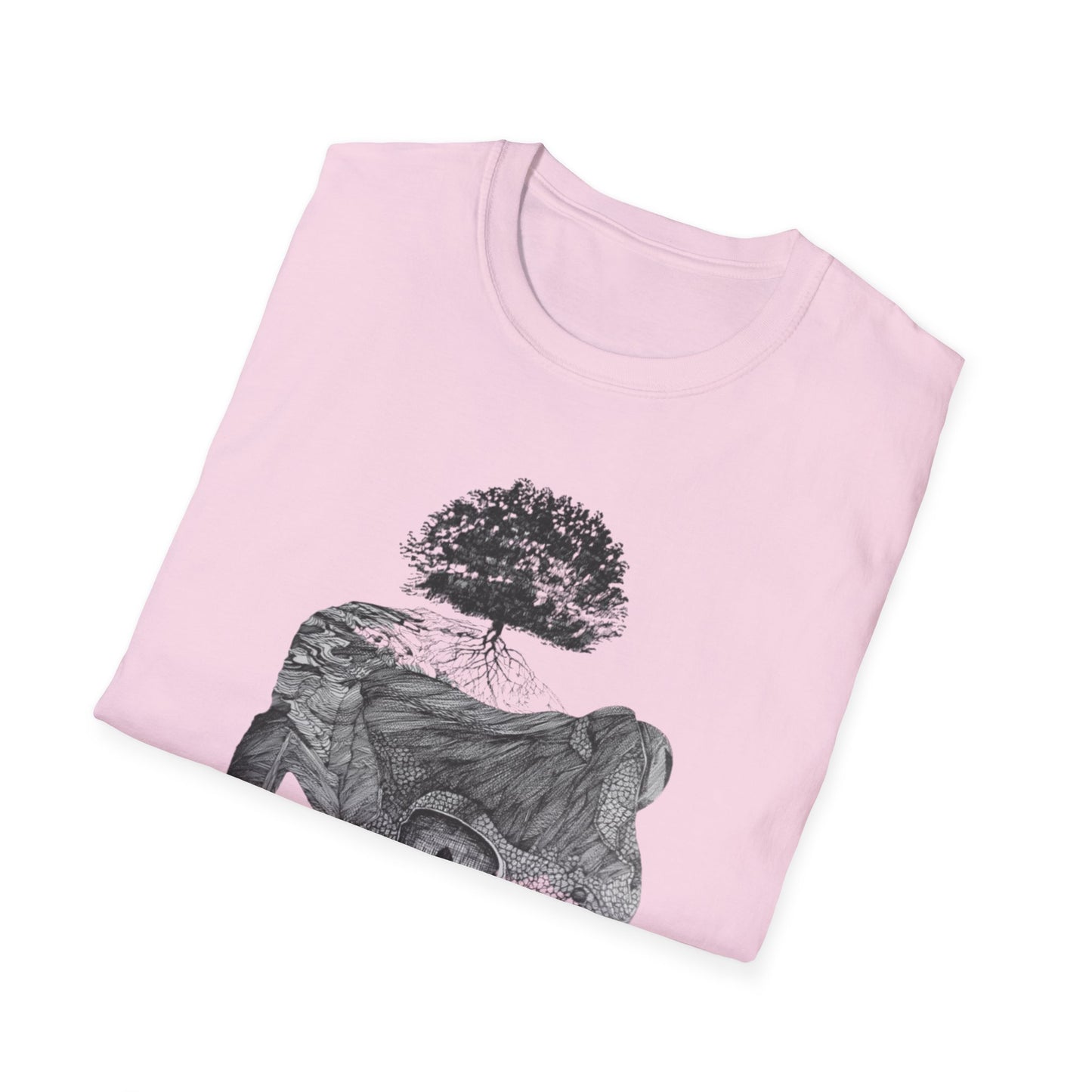 Abundant Life 1960s Frog Creative Graphic Tee - "Gaia's Shepherd"