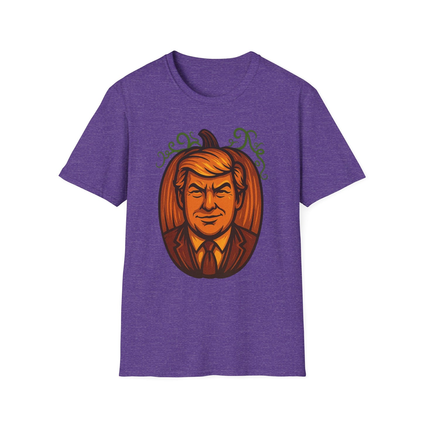 President Pumpkin Head Halloween Graphic Tee-Shirt