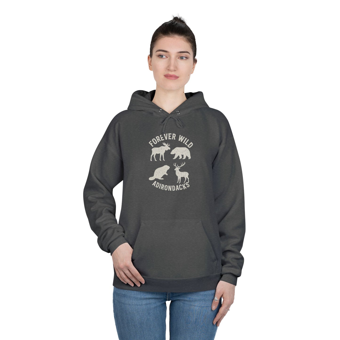 Cozy Adirondack Hoodie - "Forever Wild"