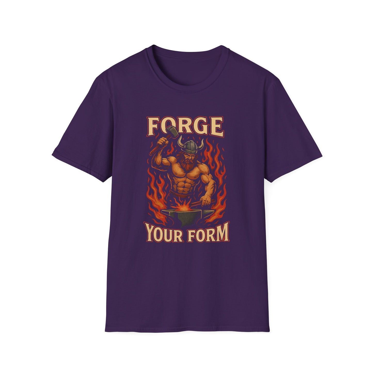 Grit Forge Athletics - "Forge Your Form" Weight Training T-Shirt