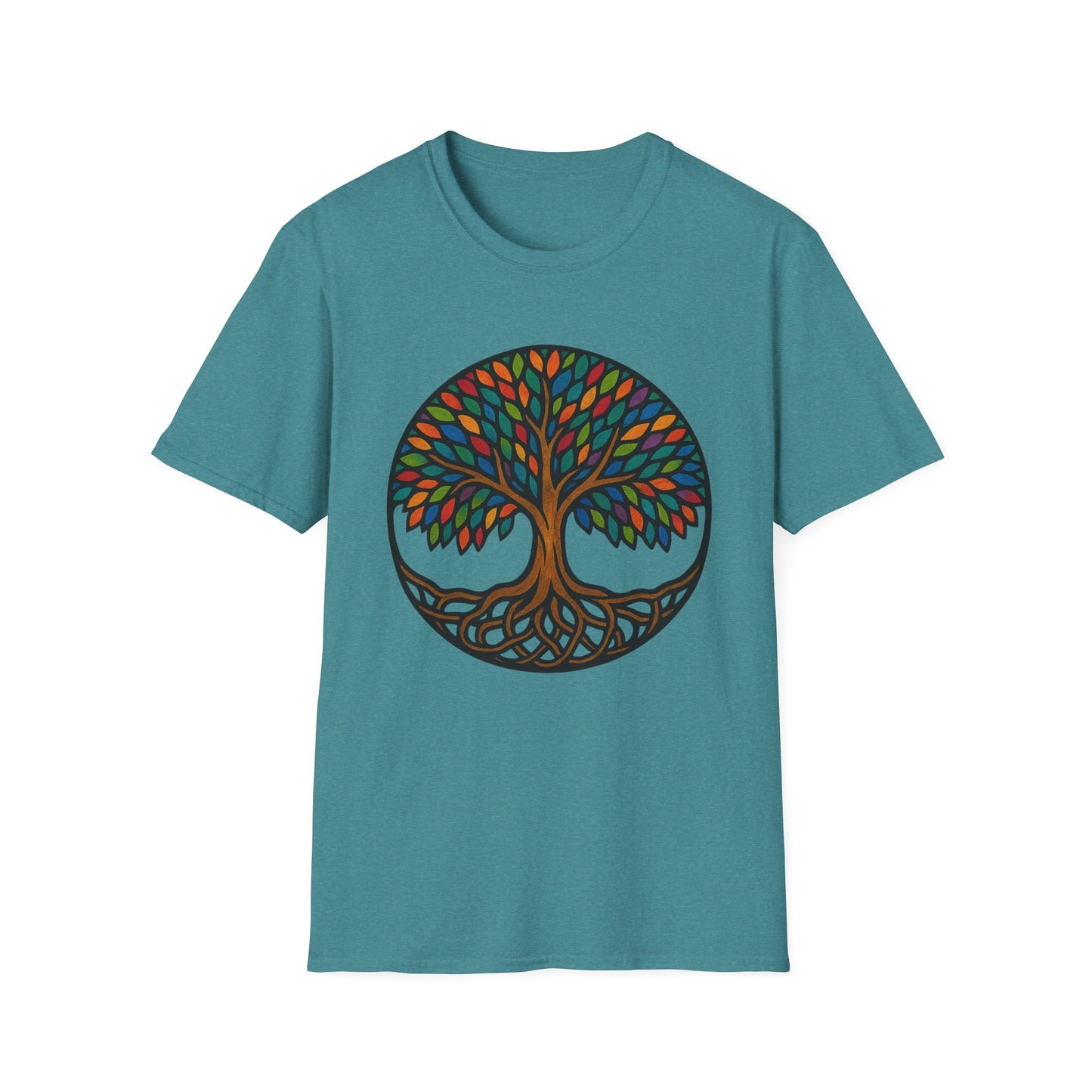Yggdrasil, Tree of Life Softstyle Casual Tee-Shirt