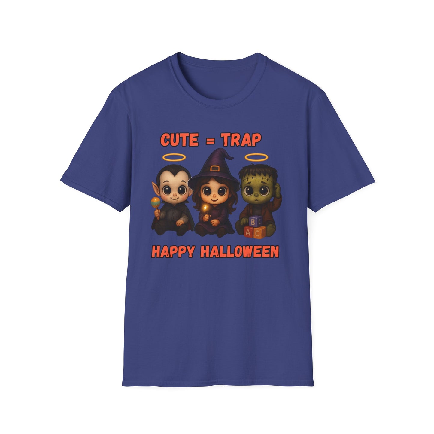 Cute Halloween Baby Monster Softstyle Tee-Shirt