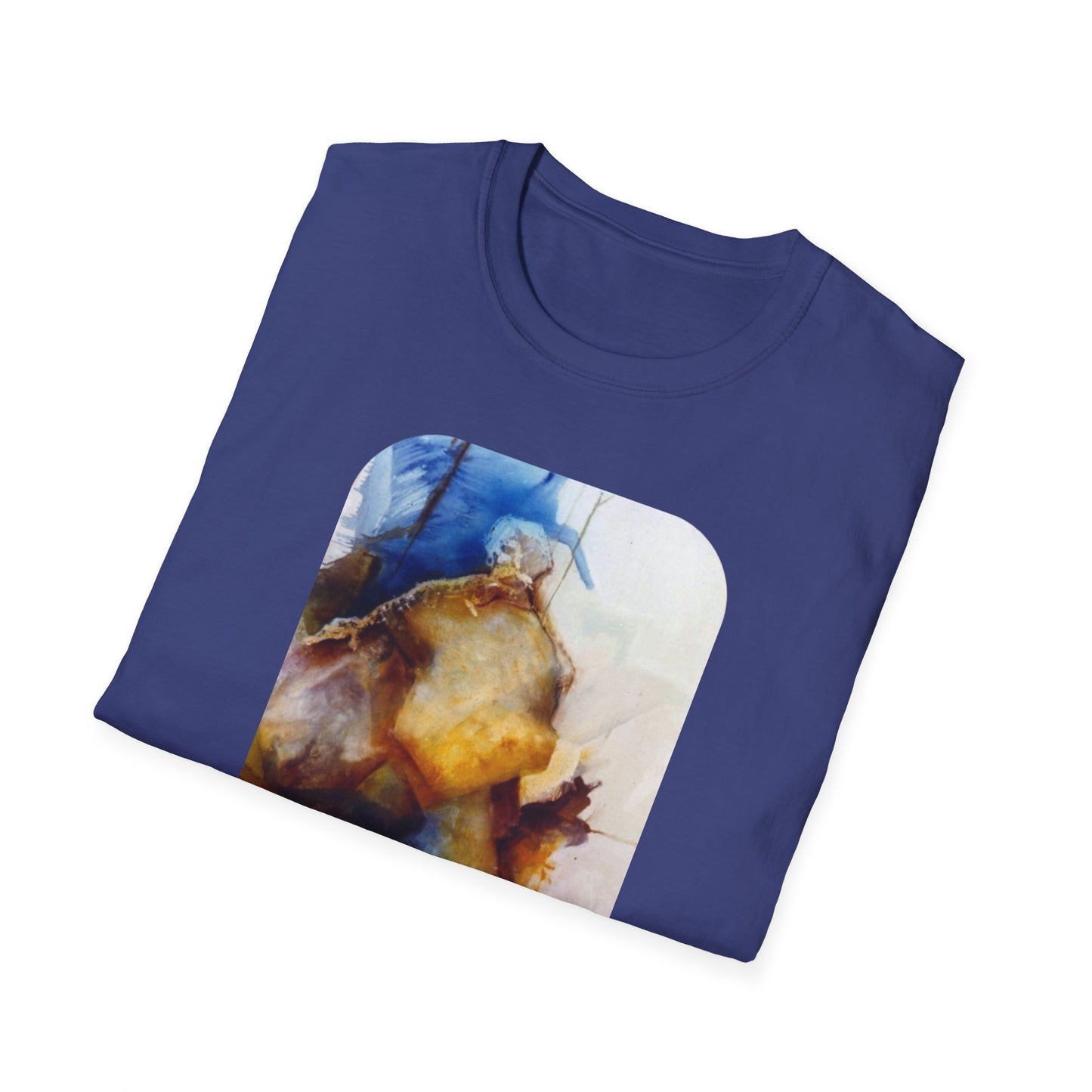 Creative 1960s-Era Authentic Painting Print Tee - "Allfather's Gambit"