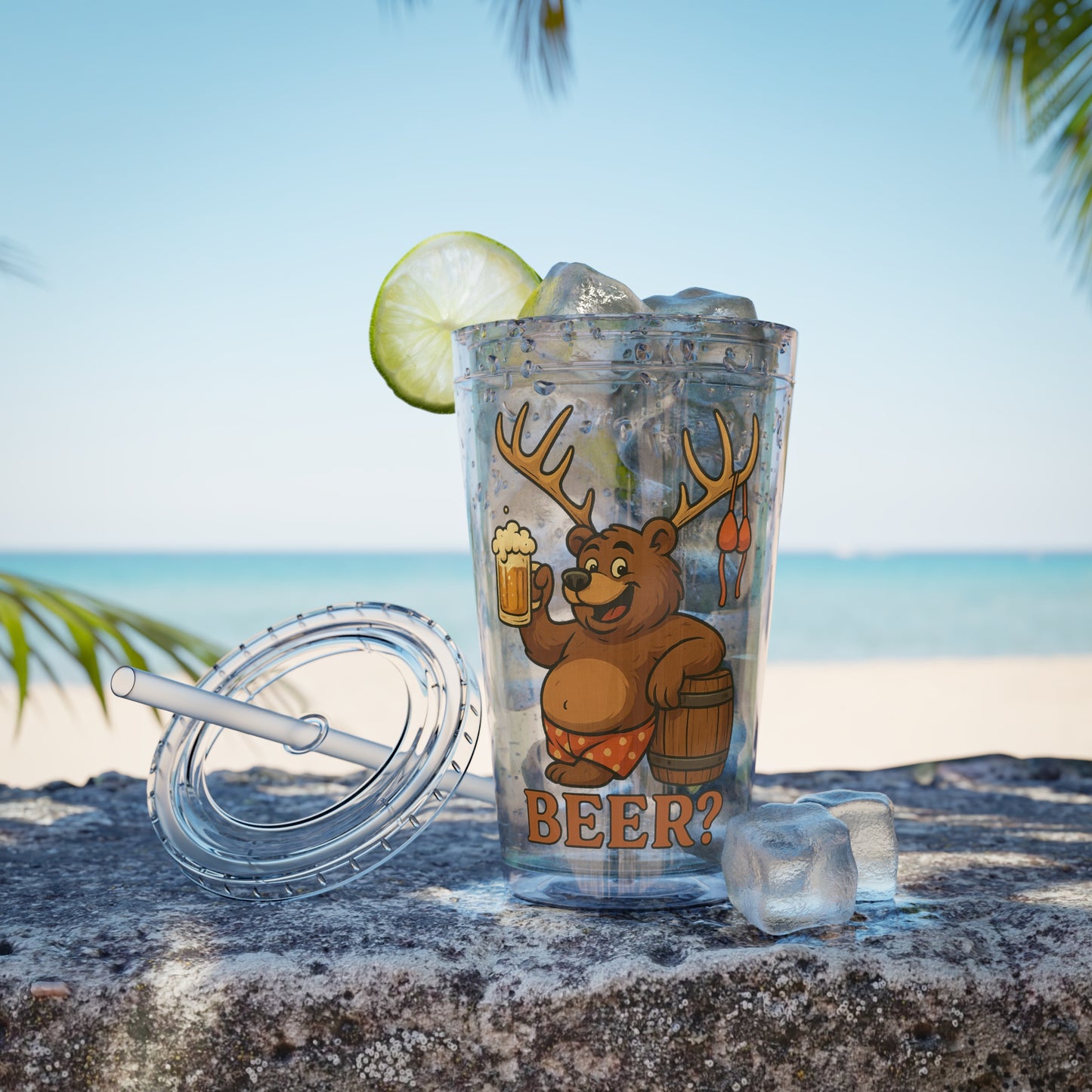 Beer Lover Tumbler Cup, Funny Drinking Cup, Gift for Beer Enthusiasts, Party Accessory, Outdoor Adventures