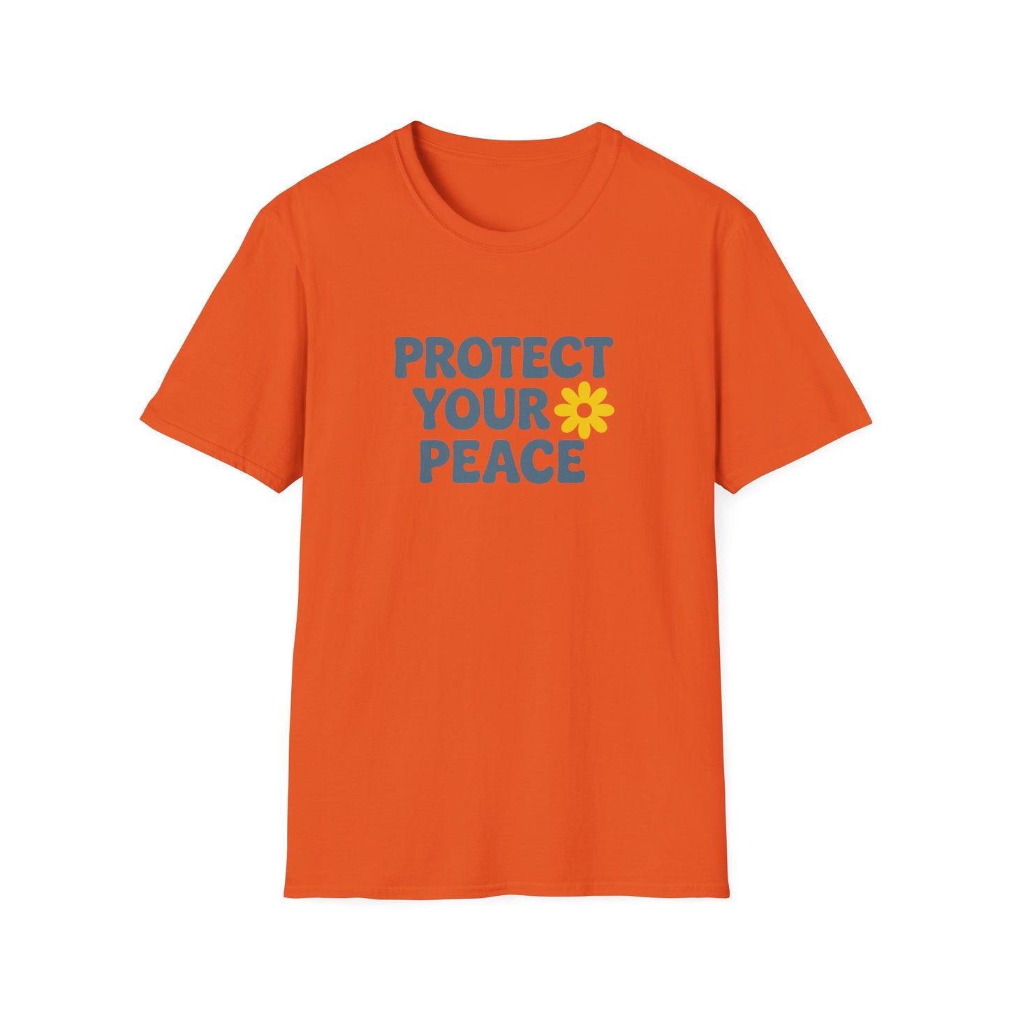 "Protect Your Peace" Casual Softstyle Tee-Shirt