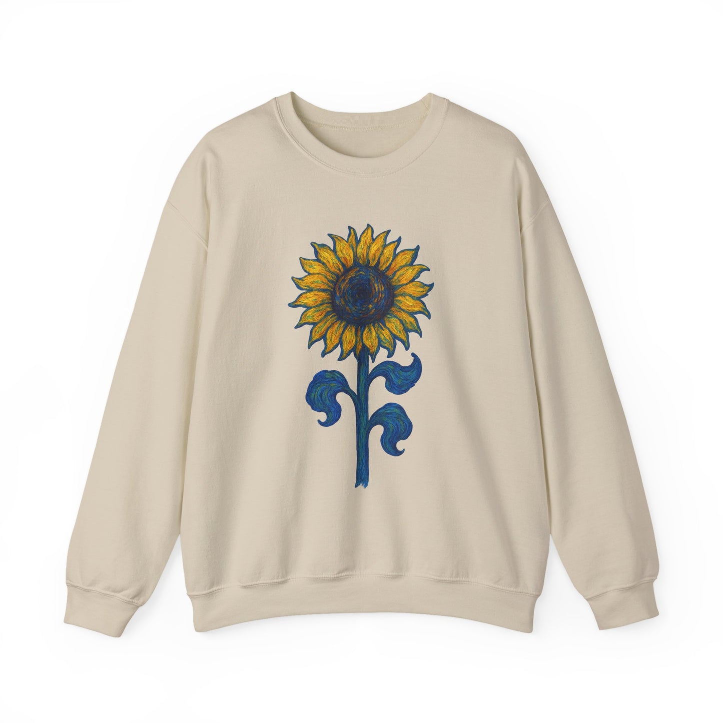 Sunflower Crewneck Cozy Sweatshirt for Her
