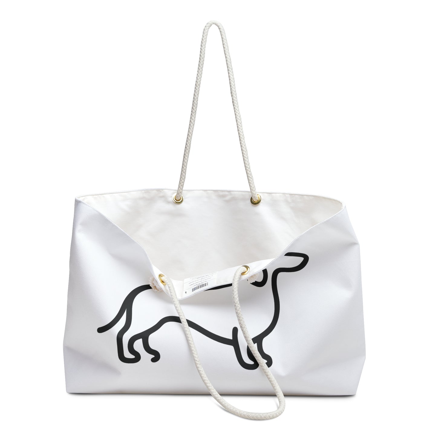 Dachshund Weekender Bag, Dog Lover Tote