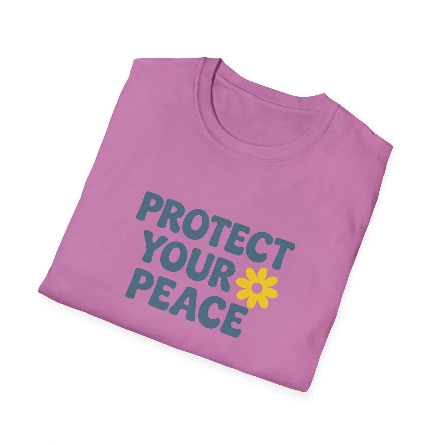 "Protect Your Peace" Casual Softstyle Tee-Shirt