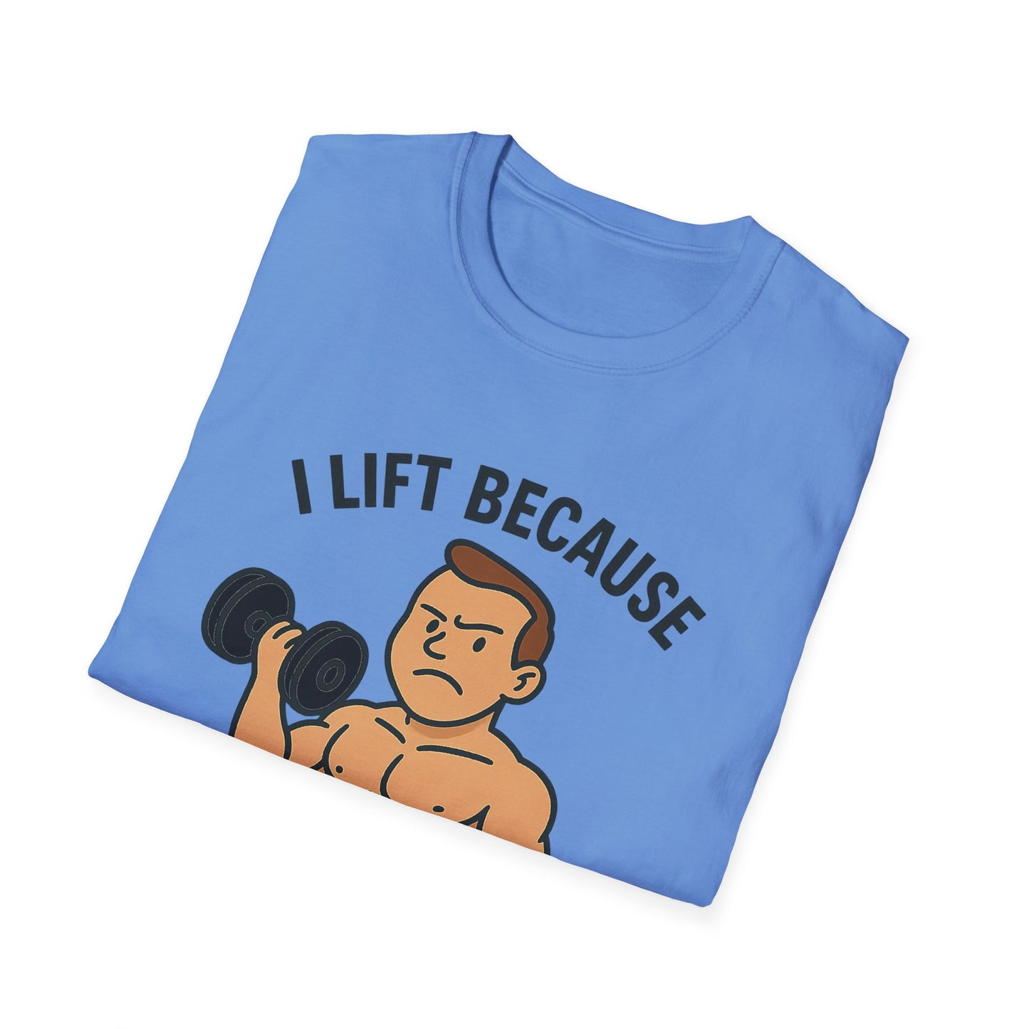 Grit Forge Athletics - "I Lift Because Punching People is Frowned Upon" Weightlifting Tee