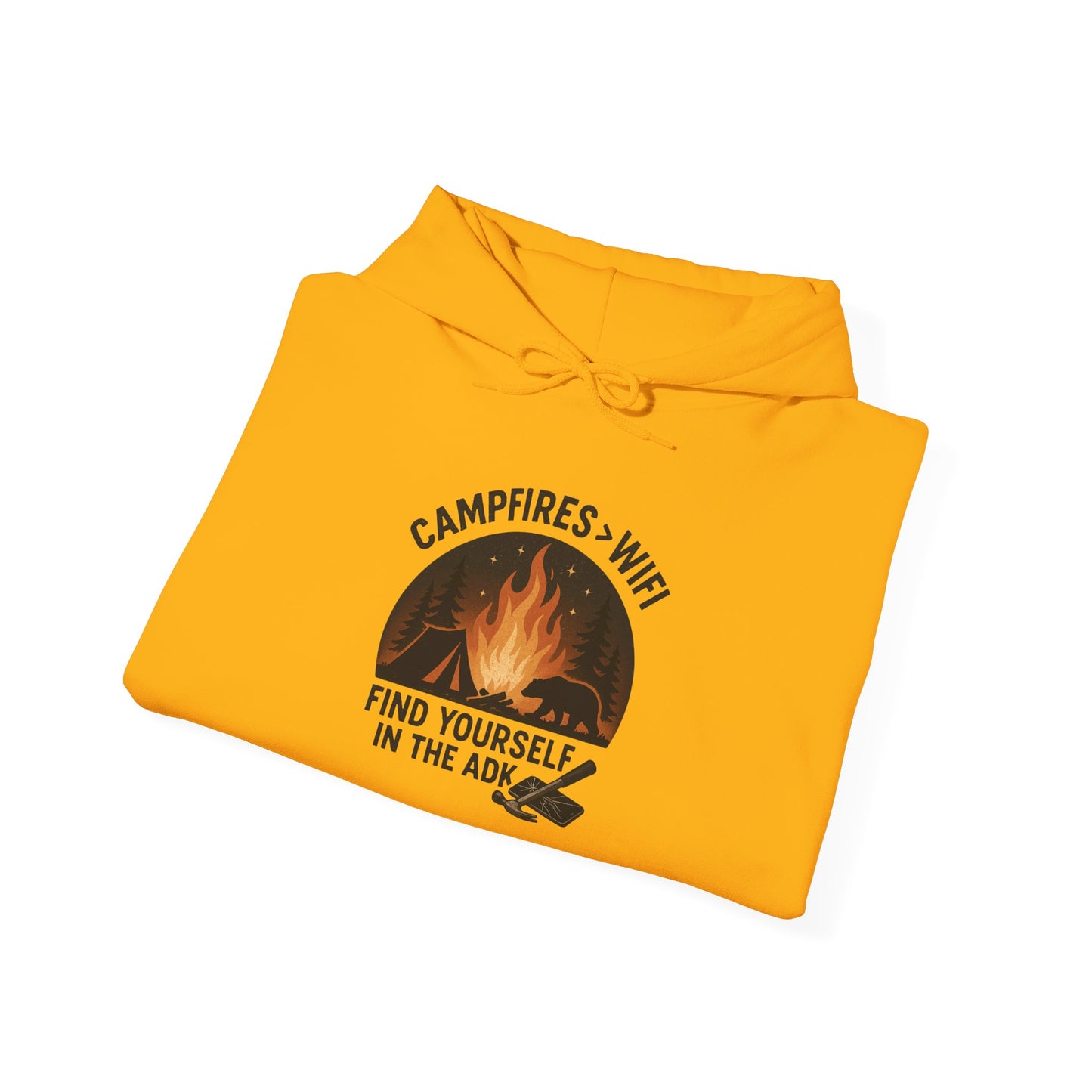 Campfire Vibes Hoodie Graphic Heavy Blend Sweatshirt