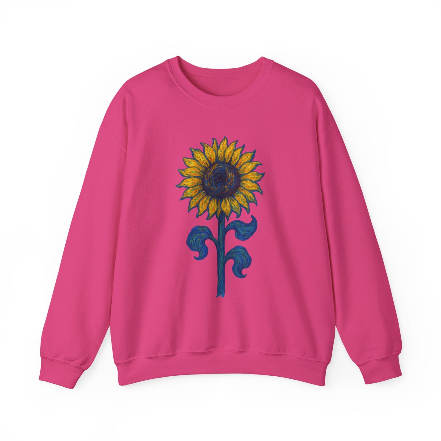 Sunflower Crewneck Cozy Sweatshirt for Her