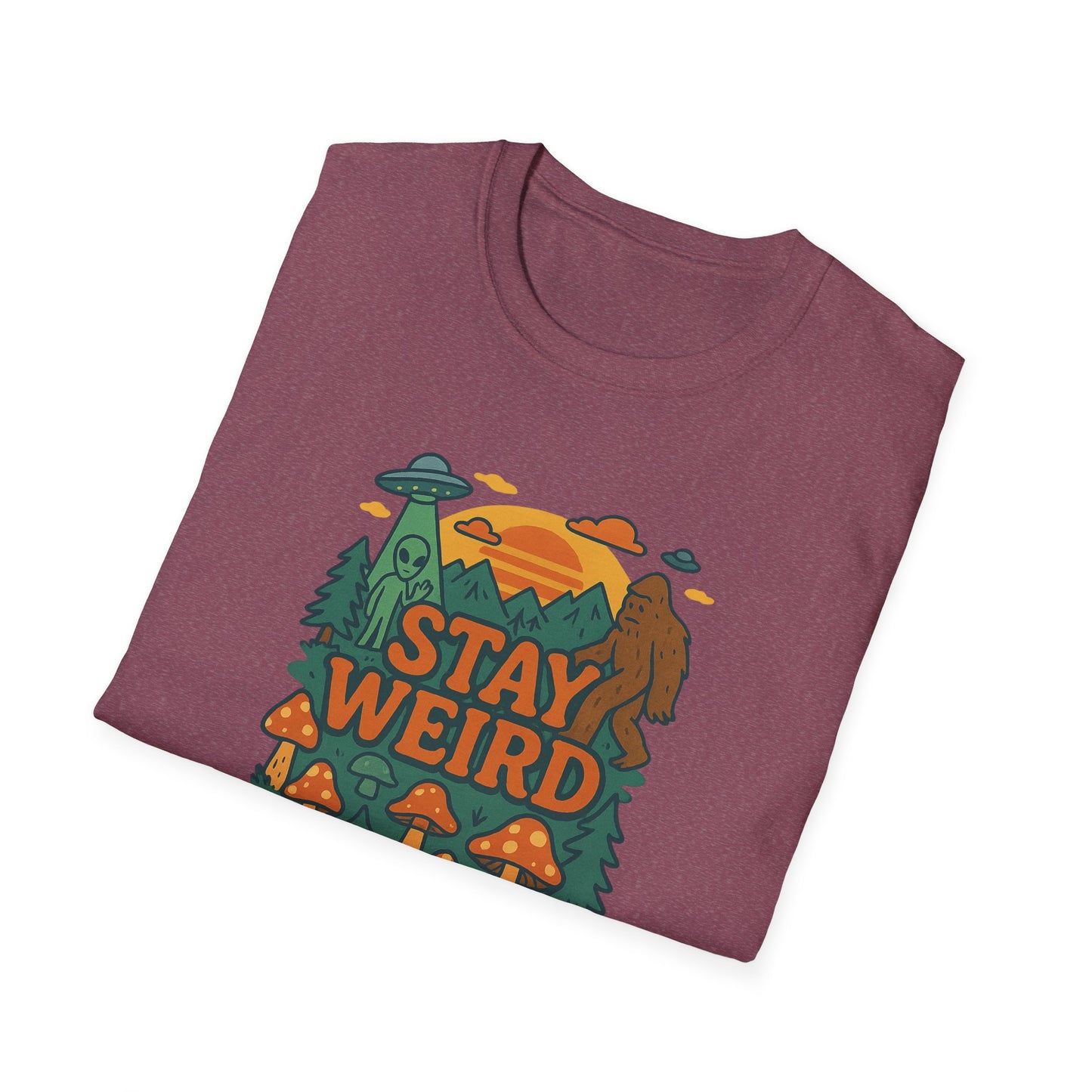 "Stay Weird" Softstyle Casual Tee Shirt