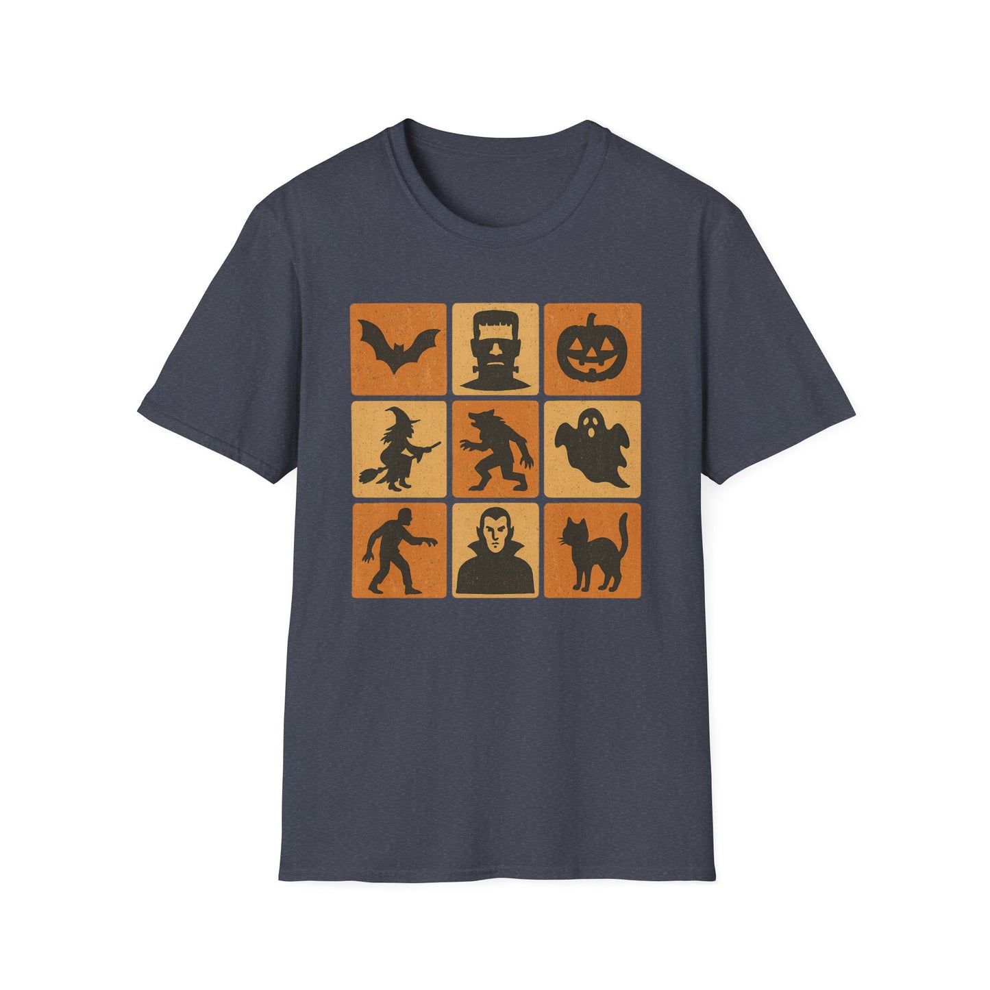 Halloween-Themed Monster Graphic Tee Shirt