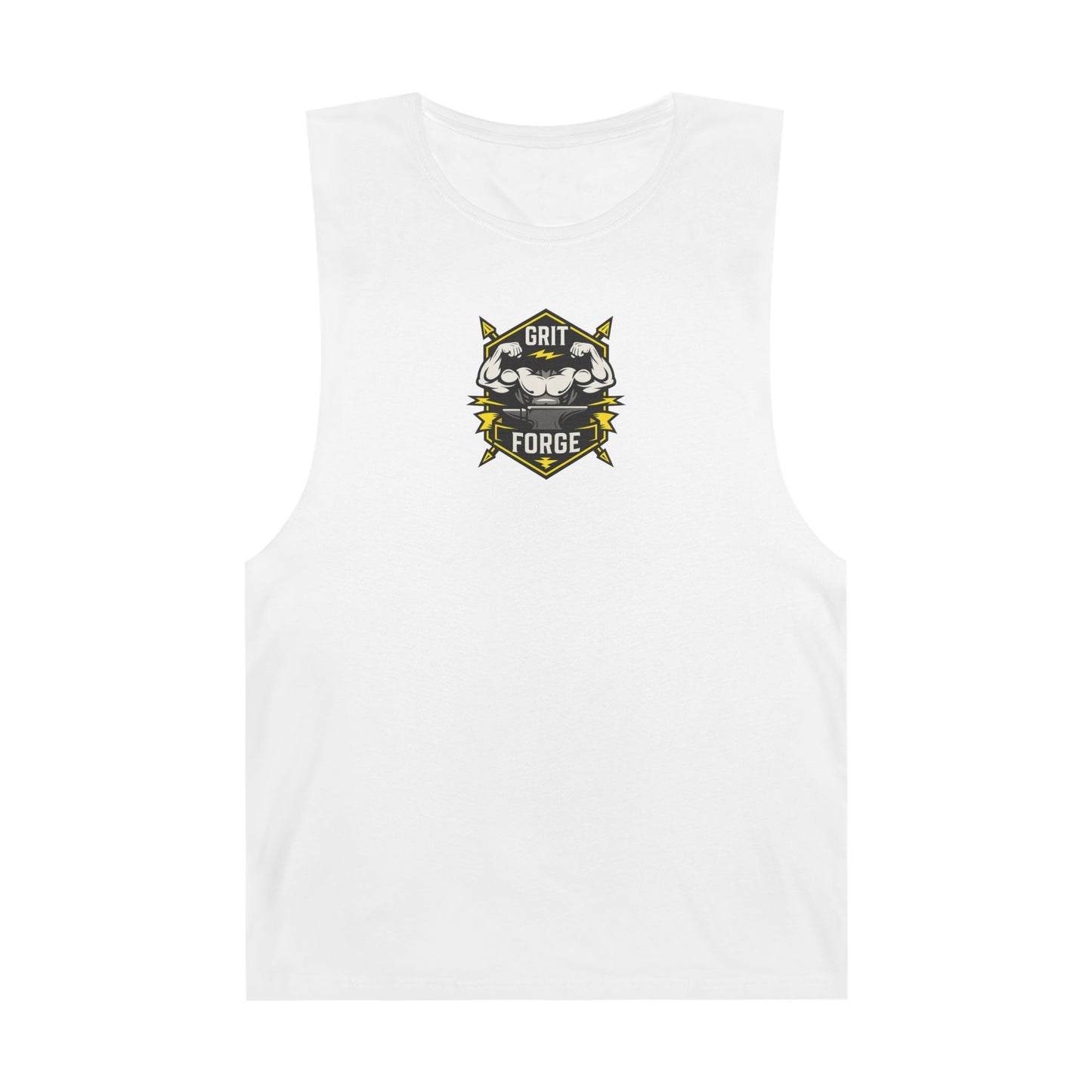 Grit Forge Athletics - "Real Gains Take Time" Weightlifting Tank Top