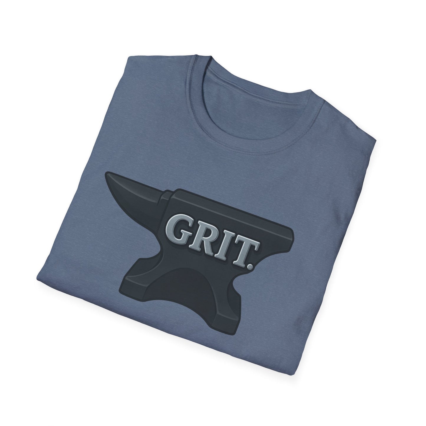 Grit Forge Athletics - Grit Anvil Softstyle Gym T-Shirt for Him or Her