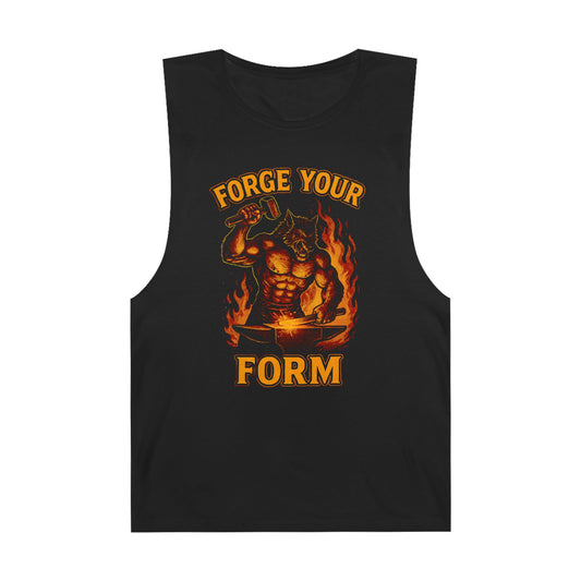 Grit Forge Athletics - "Forge Your Form" Muscle Tank Top
