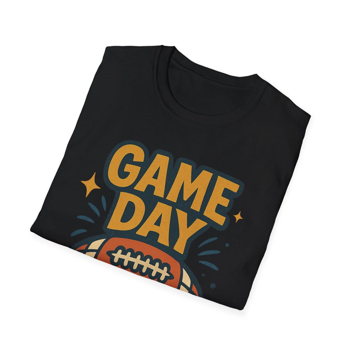 Football Game Day Softstyle T-Shirt for Him or Her