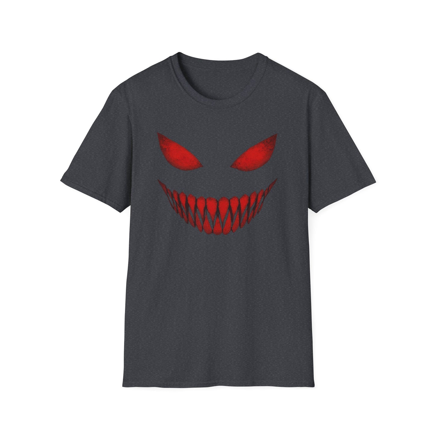Menacing, Sinister Grin Graphic Halloween T-Shirt