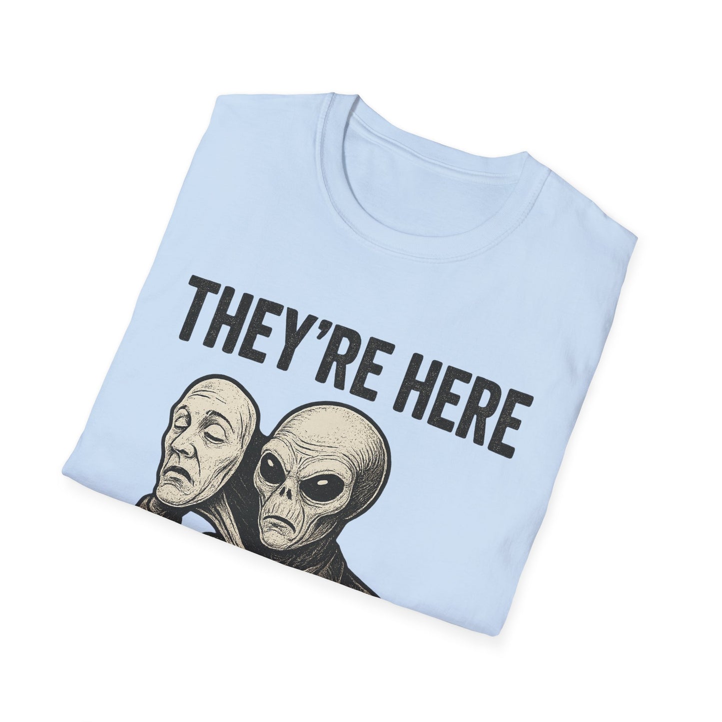 Alien Humor Unisex T-Shirt, Funny Graphic Tee, Costume Party Shirt, Pop Culture Apparel, Gift for Sci-Fi Lovers