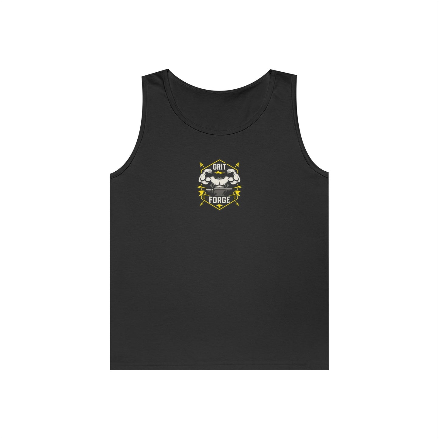 Grit Forge Athletics - Beast Mode Heavy Cotton Tank Top for Gym Lovers