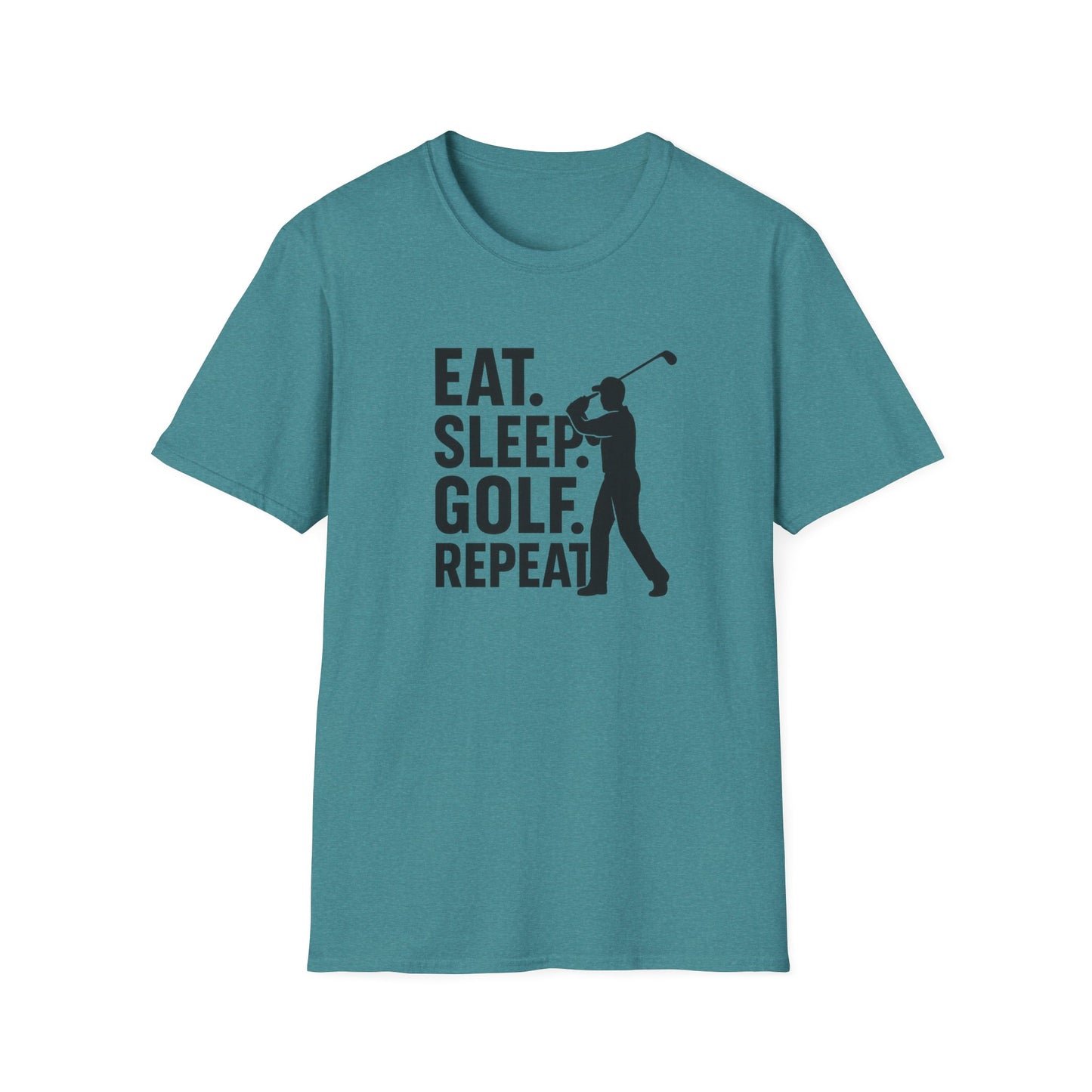 "Eat Sleep Golf Repeat" Golf Lover's T-Shirt