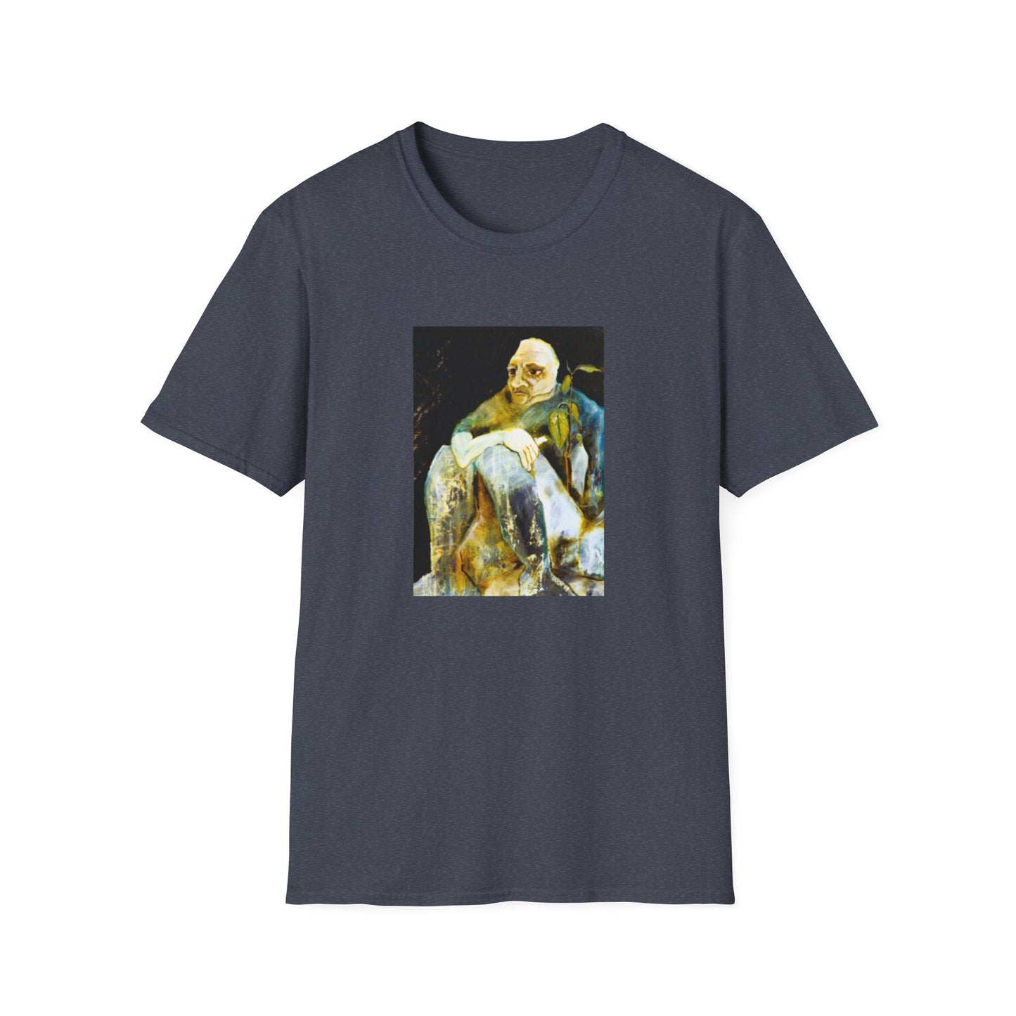 Retro 1960s-Era Authentic Art Tee-Shirt - "Contemplating Shrubbery"
