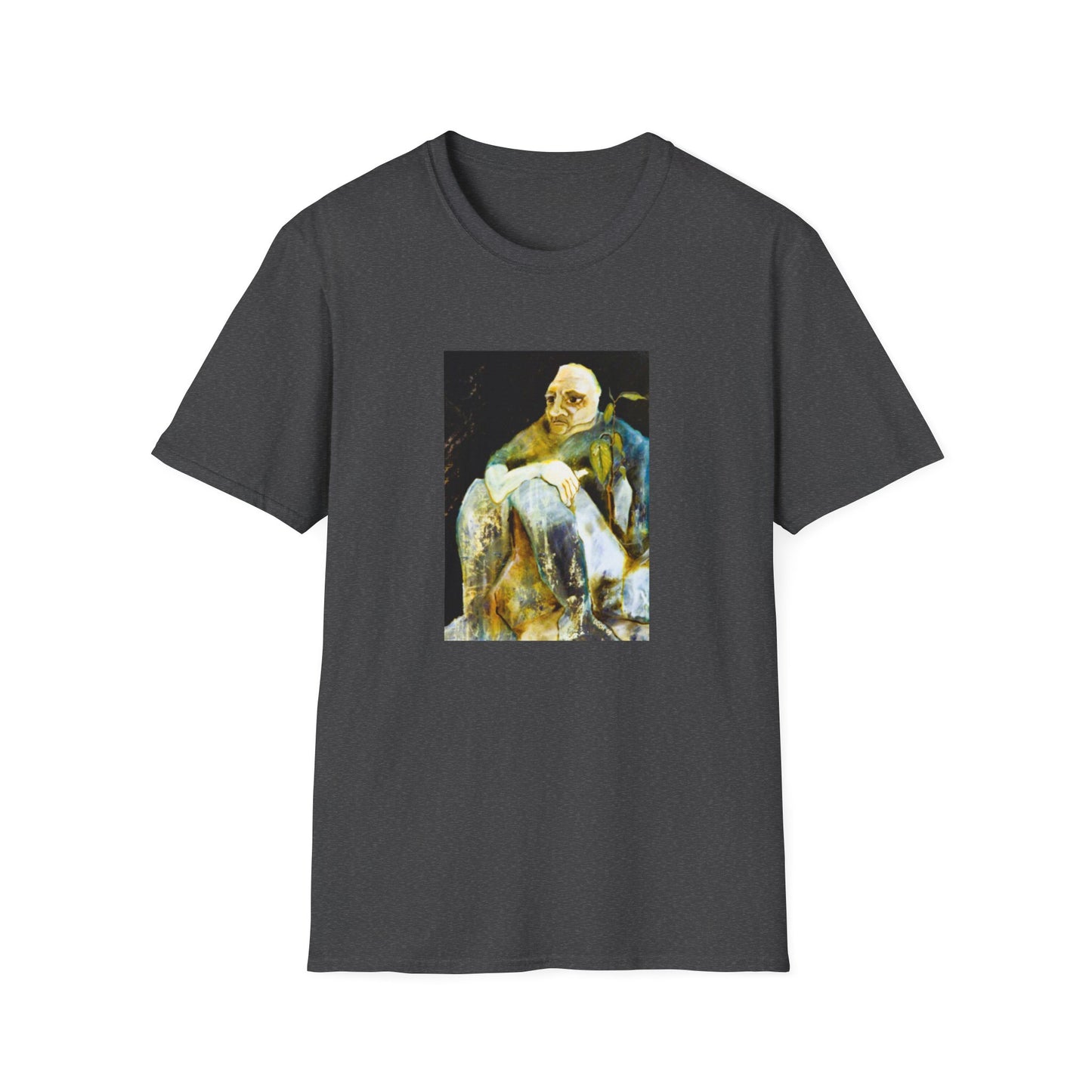 Retro 1960s-Era Authentic Art Tee-Shirt - "Contemplating Shrubbery"