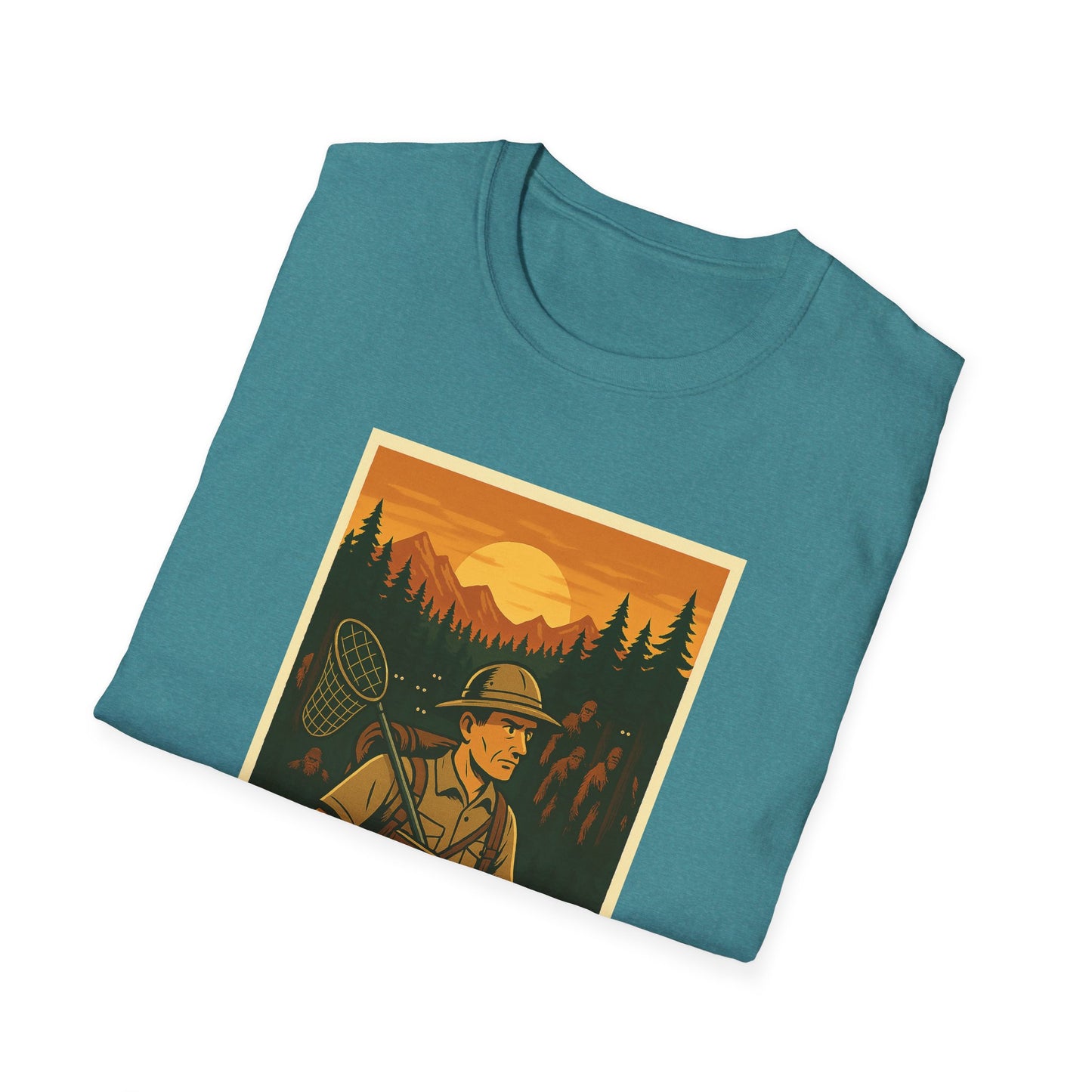 Bigfoot Hunter - "Not a Damn Trace of 'Em" Tee Shirt