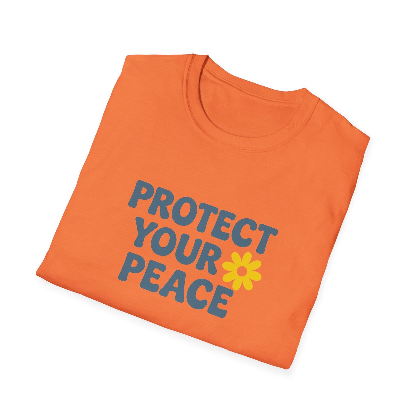 "Protect Your Peace" Casual Softstyle Tee-Shirt