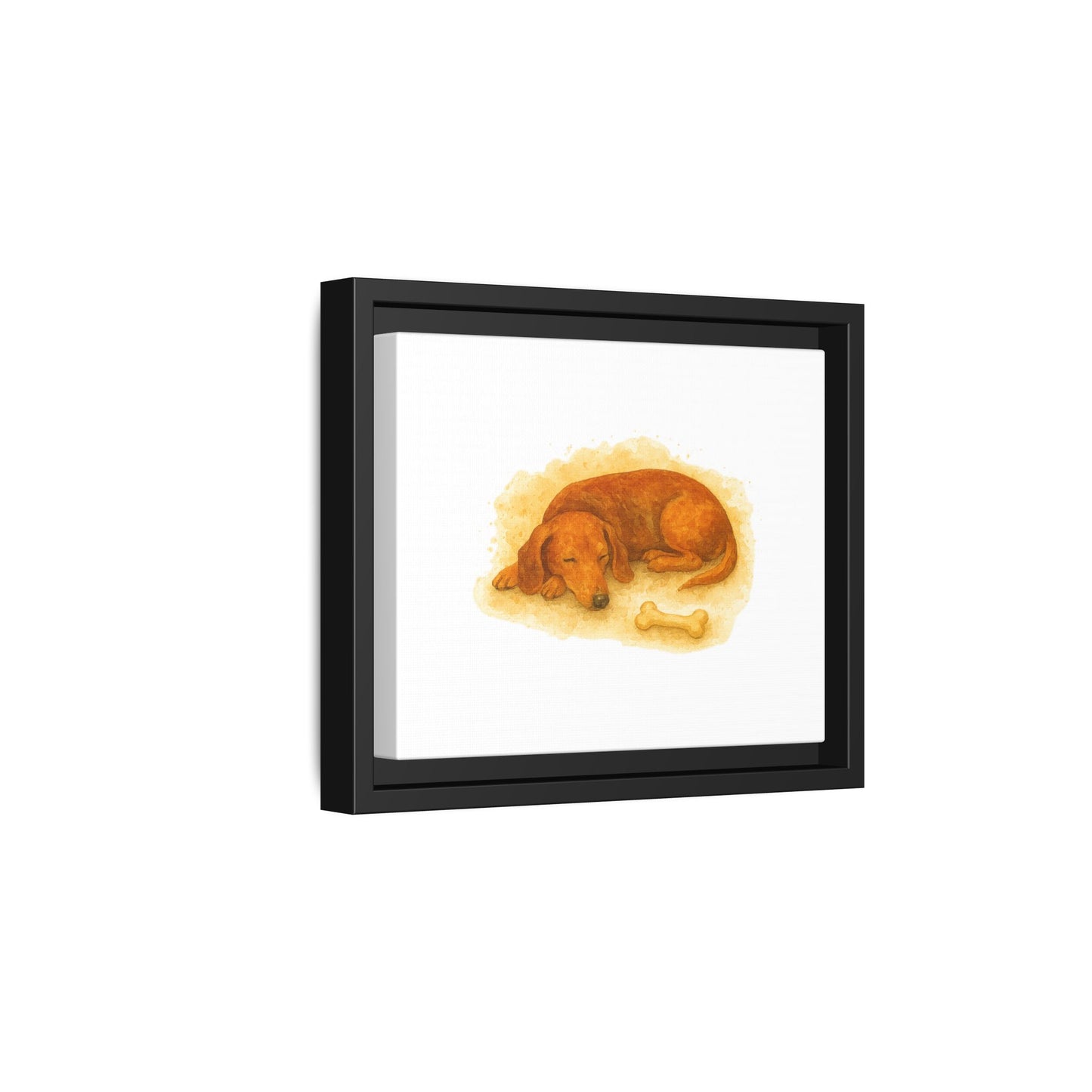 Cozy Dog Art Print, Dachshund, Framed Wall Decor, Pet Lover Gift, Dog Decor, Cute Dog Artwork, Home Gallery Decoration