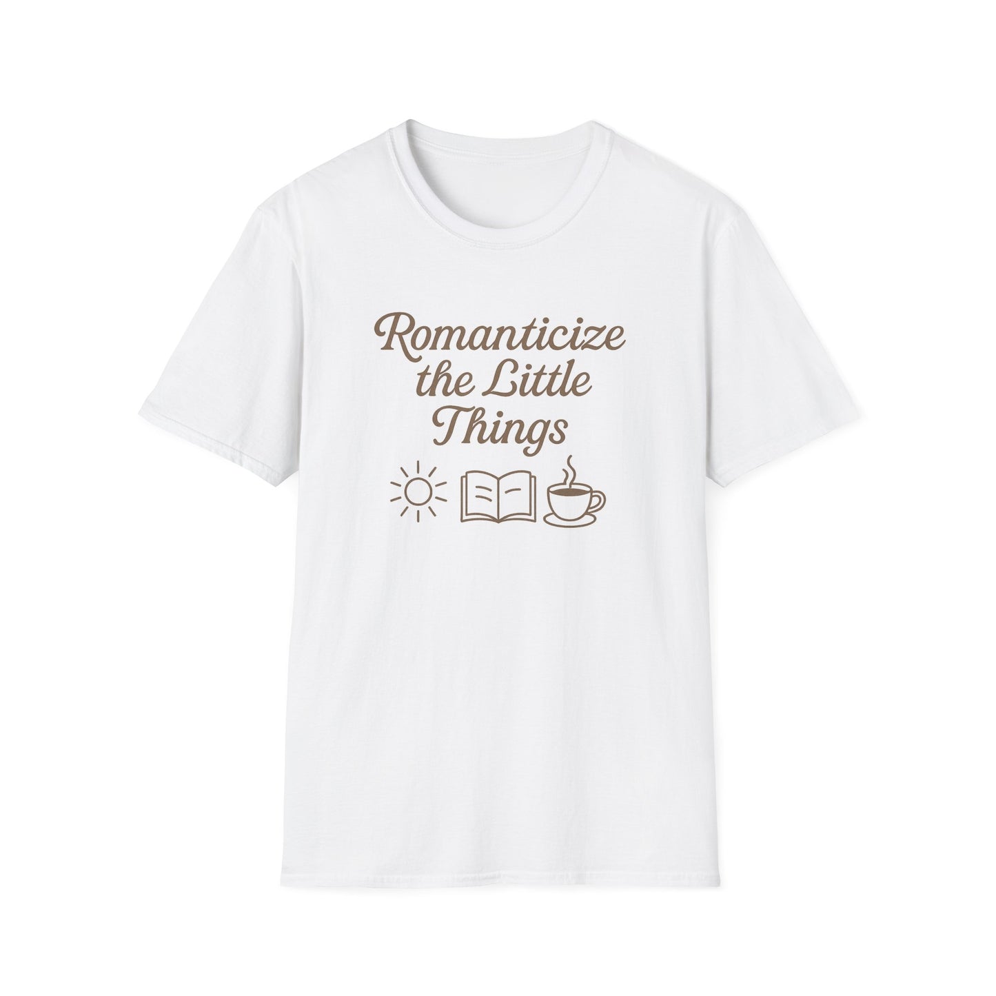 "Romanticize the Little Things" Softstyle Casual Tee-Shirt